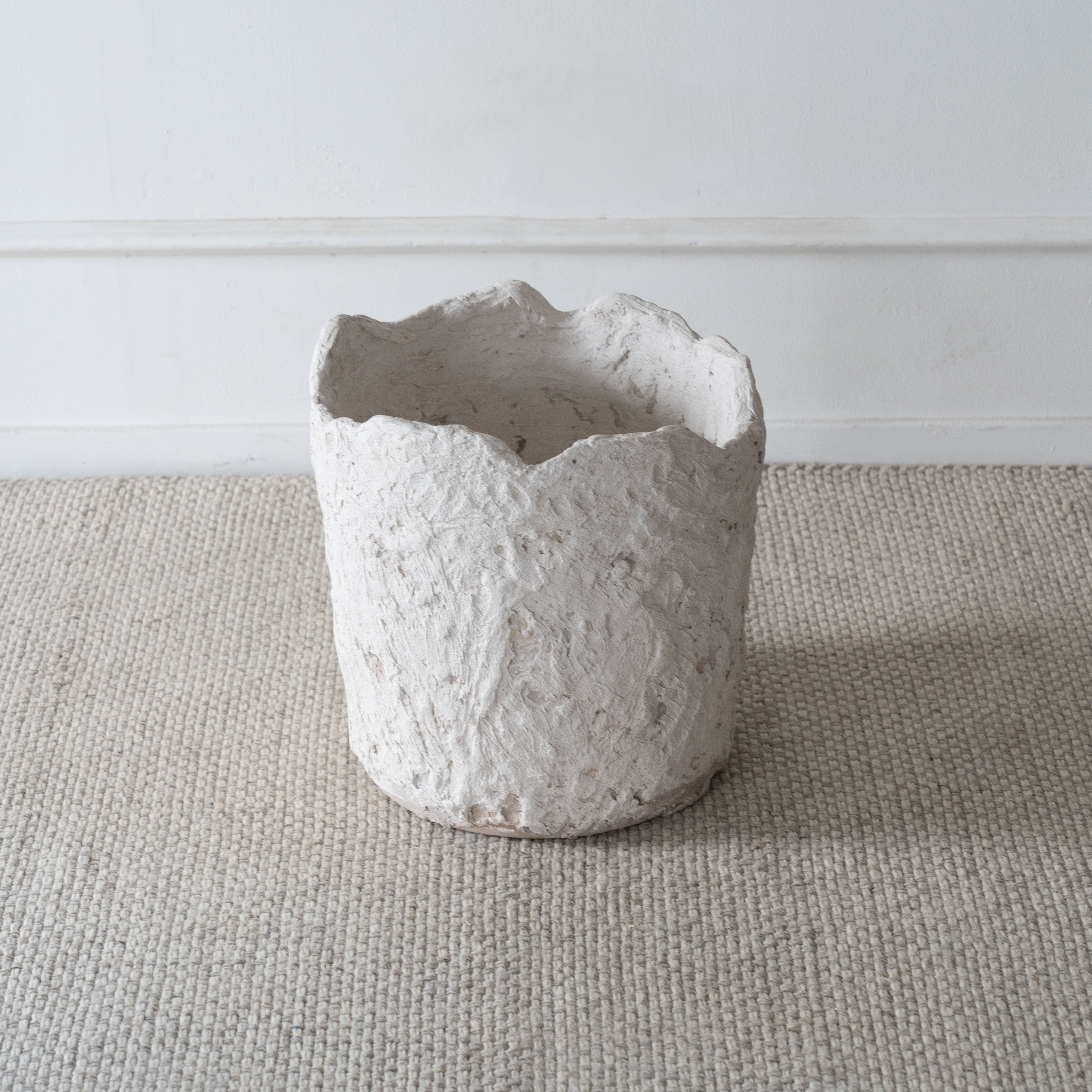 The Rock Olive Tree Pots-White - Vase - WS Living Furniture Furniture Store in Dubai