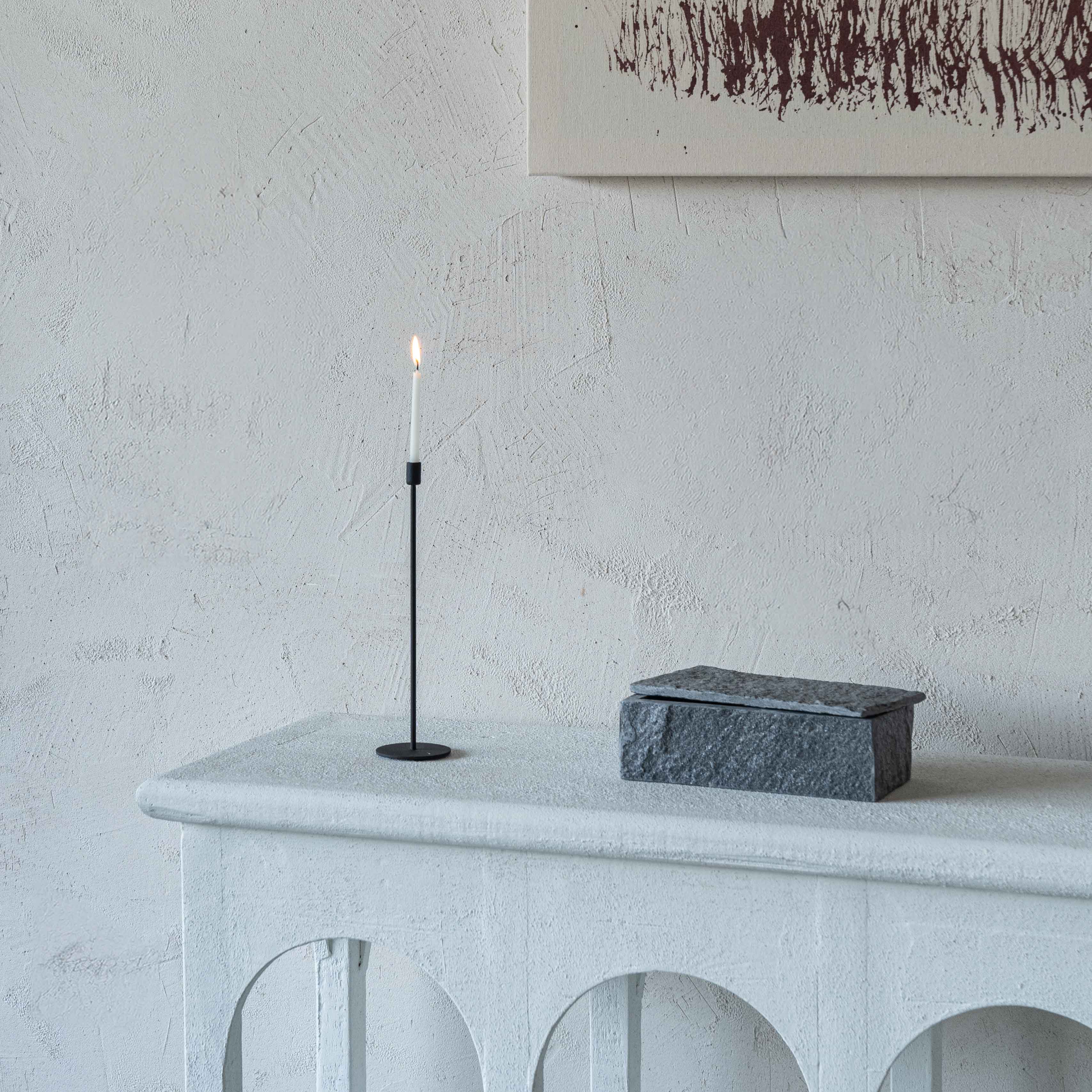 Nappe Thin Steel Candle Holder - Floor Candle Holder - WS Living Furniture Furniture Store in Dubai