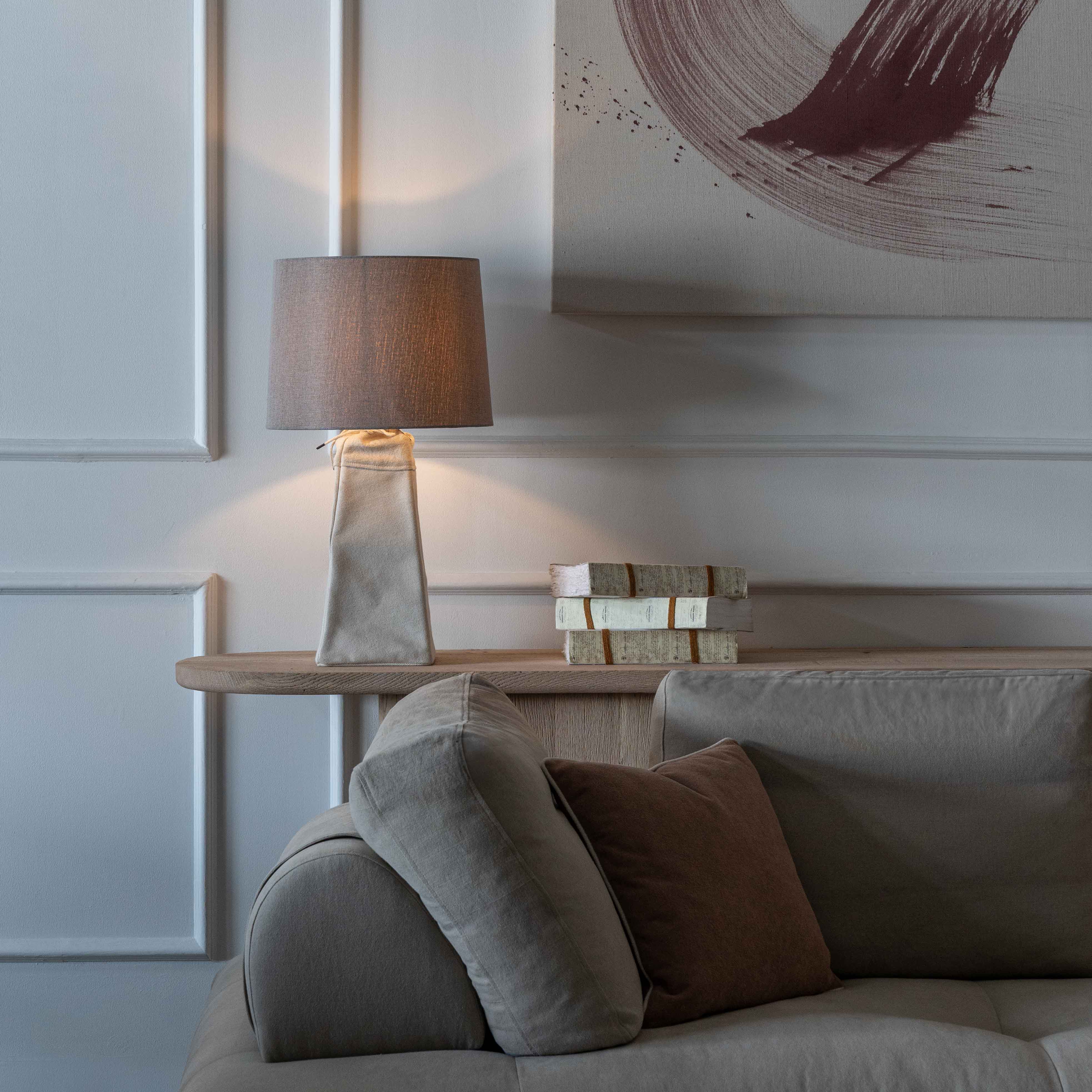 Tiffany Modern Fabric Table Lamp - Table Lamp - WS Living Furniture  Furniture Store in Dubai