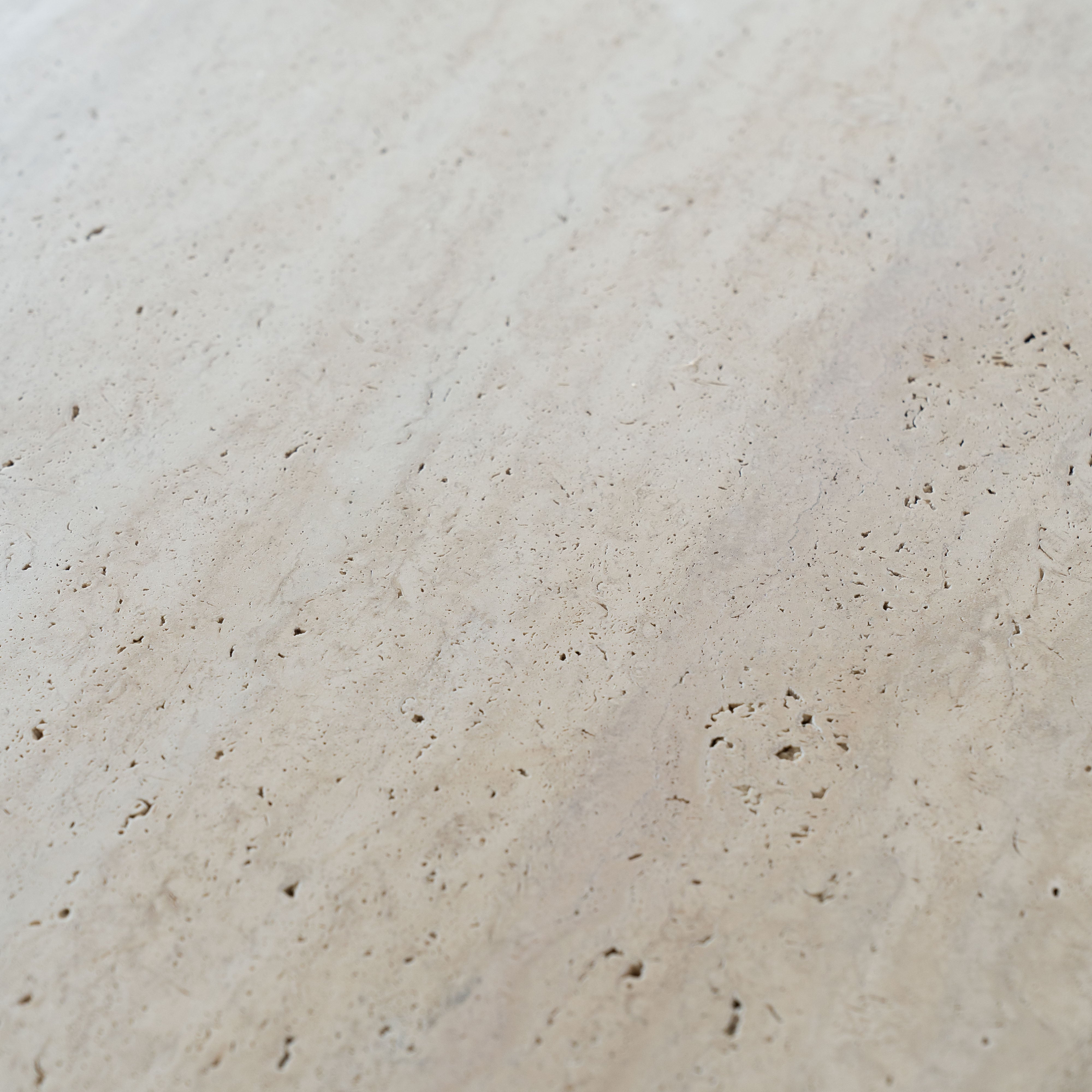 Palm Round Travertine Marble Dining Table - - WS Living Furniture Furniture Store in Dubai
