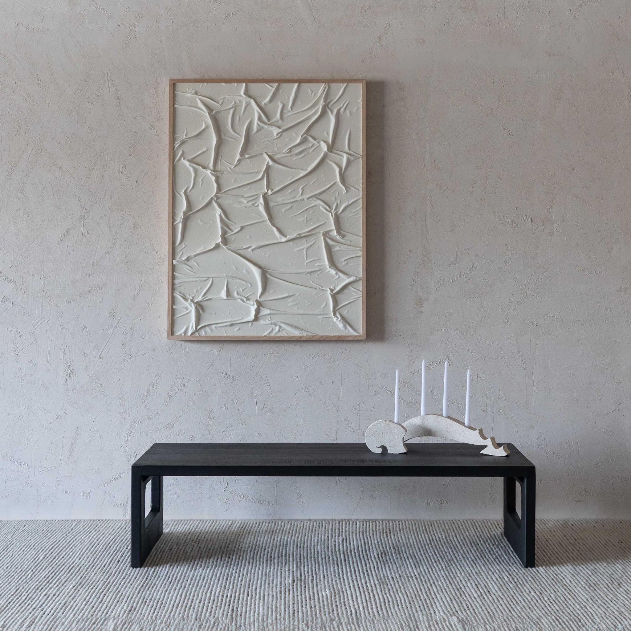 Tokyo Rectangle Black Coffee Table | Solid Wood | WS LIVING - UAE Dubai