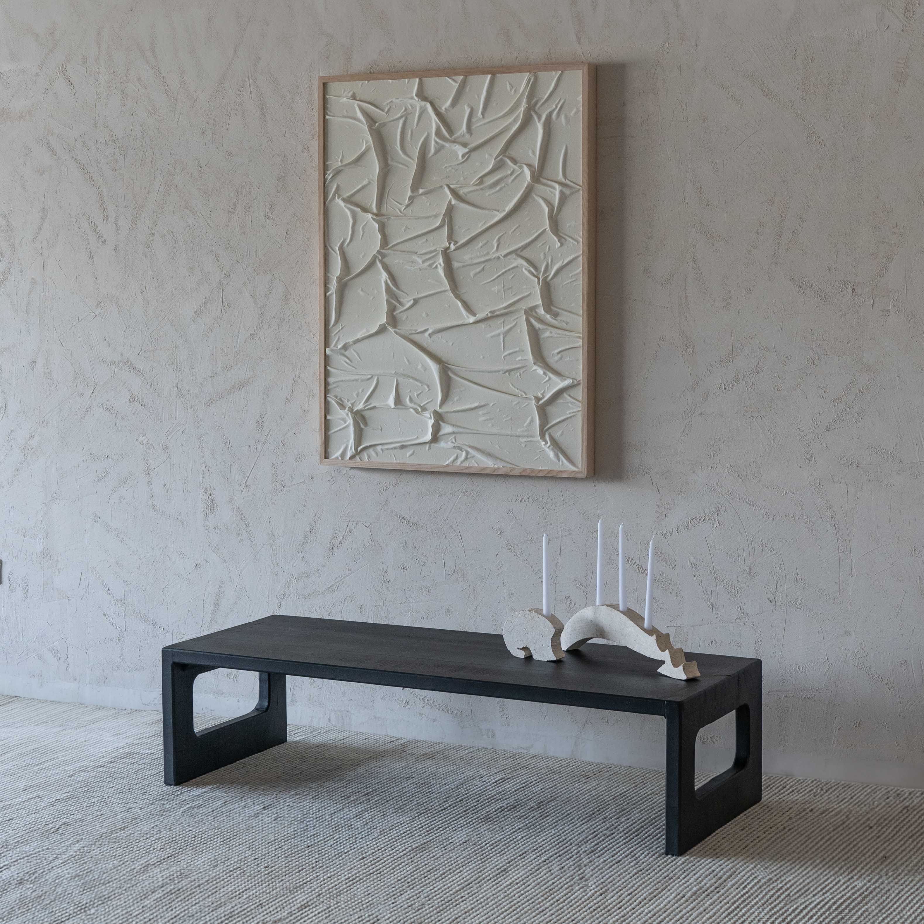 Tokyo Rectangle Black Wooden Coffee Table - Coffee Table - WS Living Furniture Furniture Store in Dubai