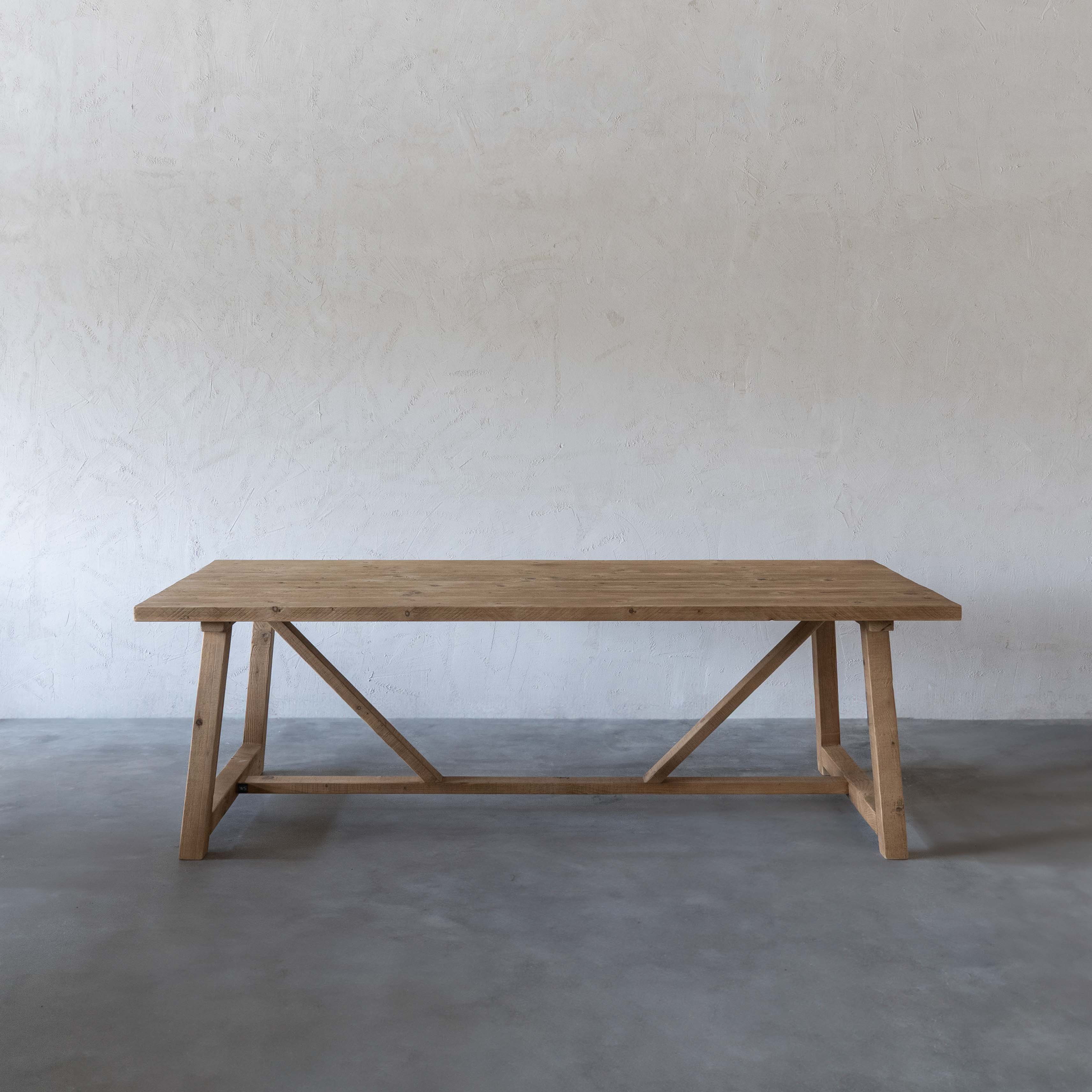 Tommy Natural Pine Wood Dining Table - Dining Tables - WS Living Furniture Furniture Store in Dubai