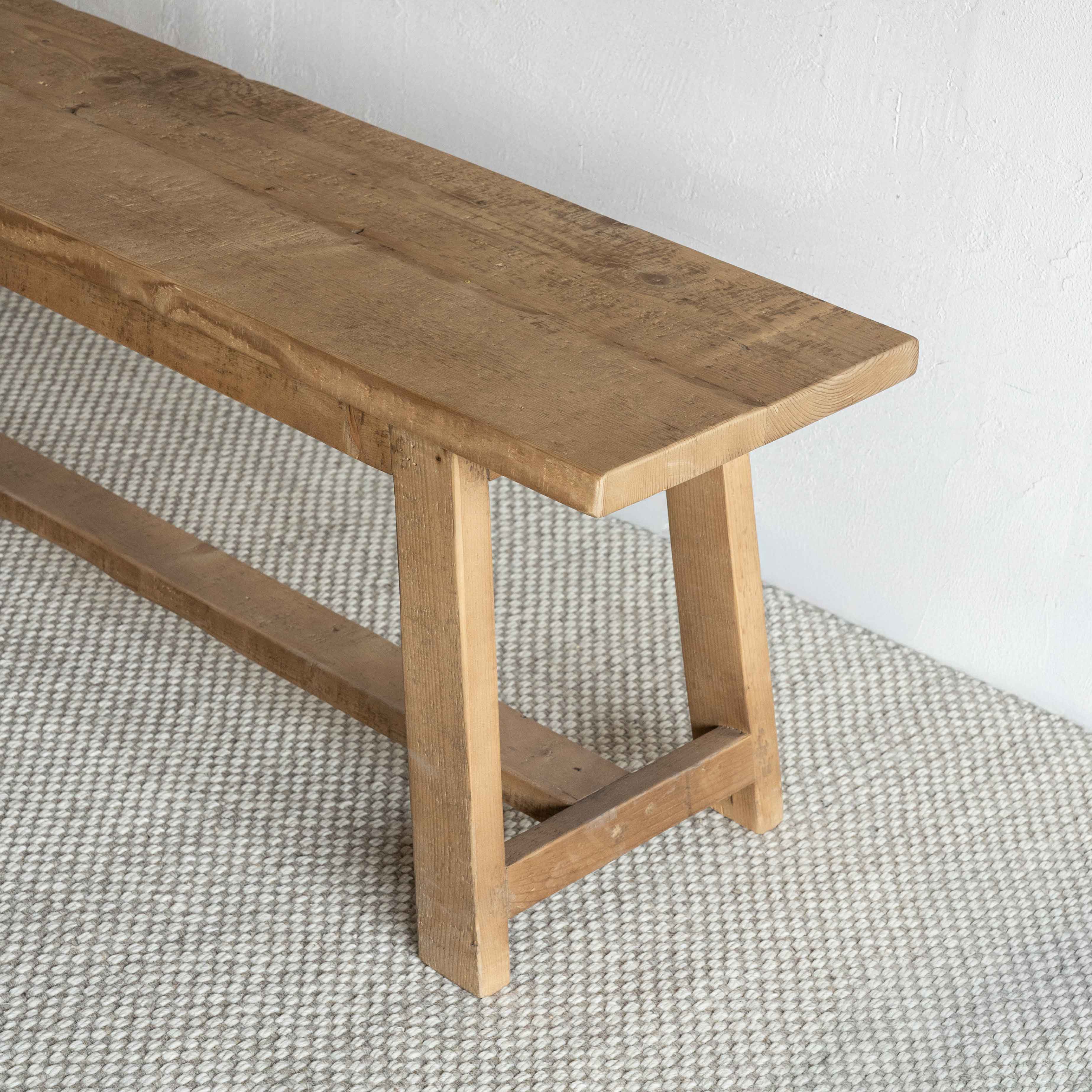 Tommy Rectangle Wooden Bench - Bench - WS Living Furniture Furniture Store in Dubai