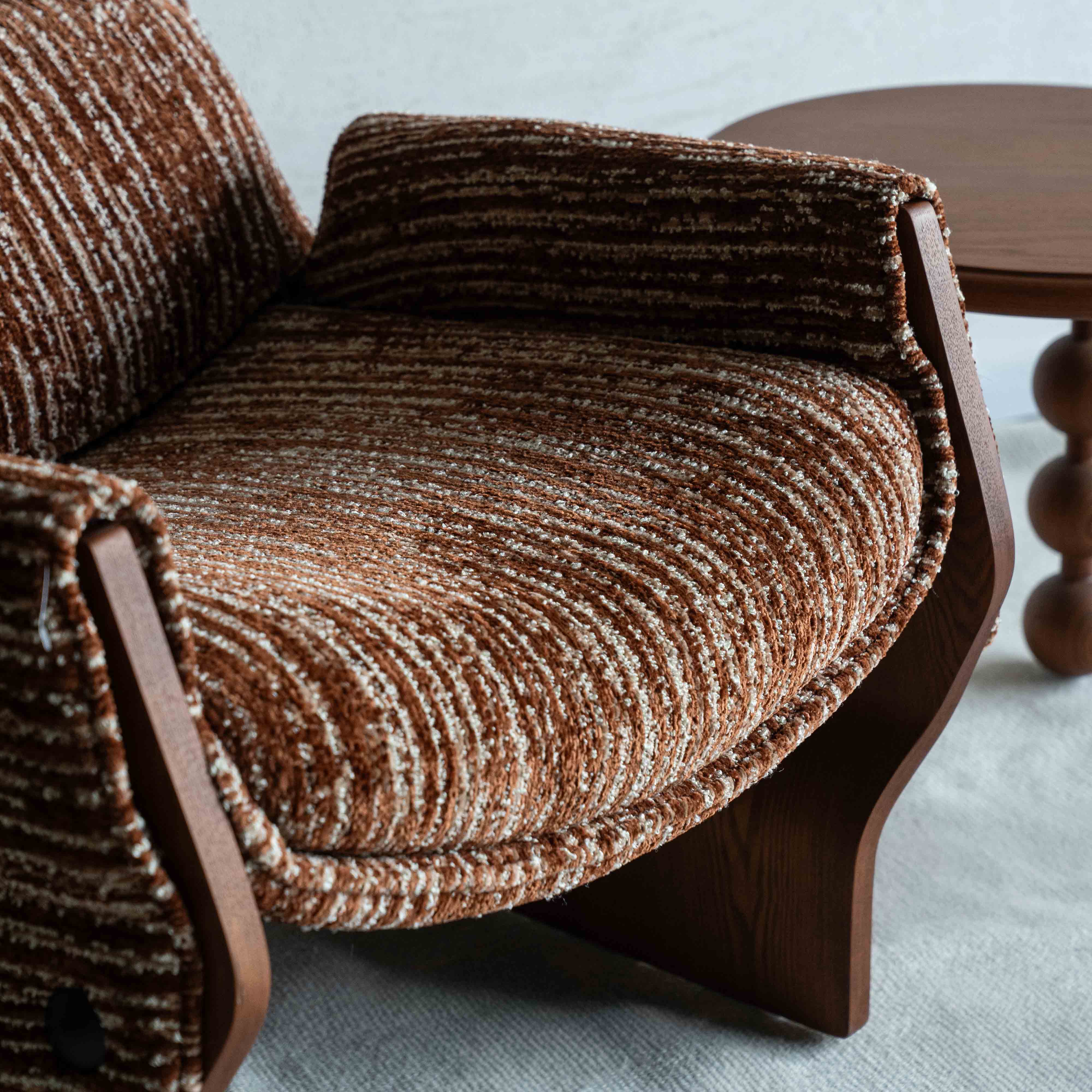 Torre Mid Century Italian Style Lounge Chair - Lounge Chairs - WS Living Furniture Furniture Store in Dubai