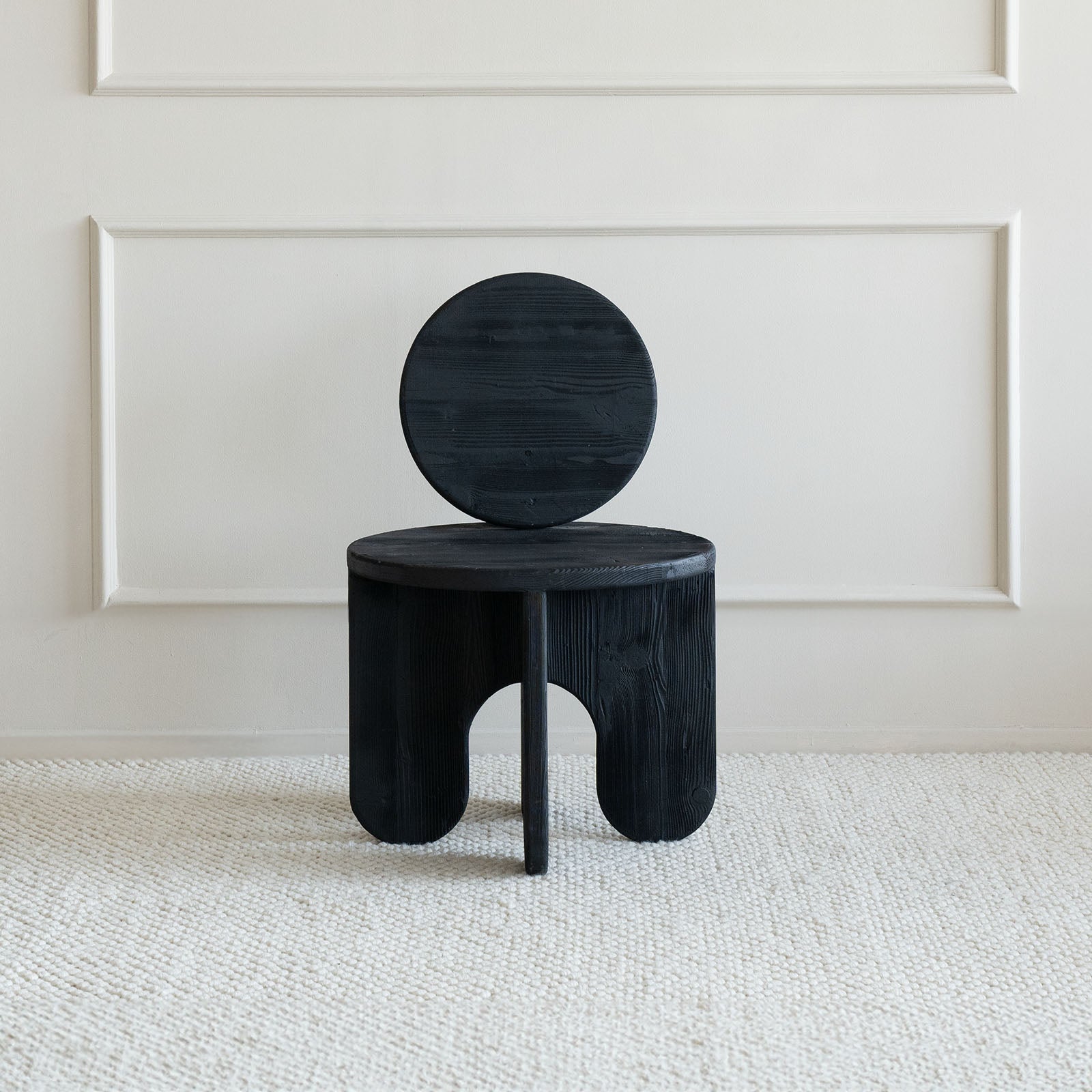 Tokyo Wood Dining Chair-Black - - WS Living Furniture Furniture Store in Dubai