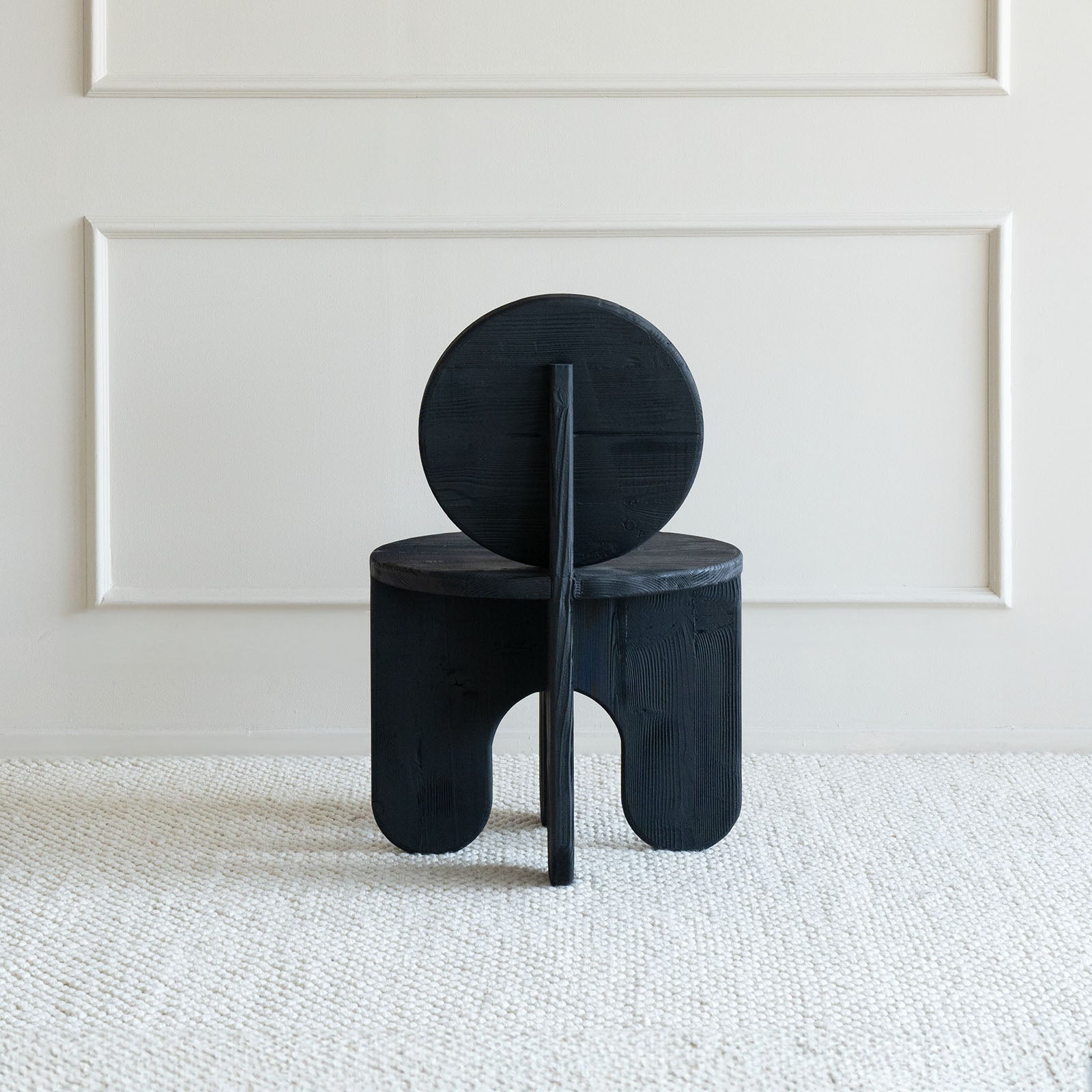 Tokyo Wood Dining Chair-Black - - WS Living Furniture Furniture Store in Dubai