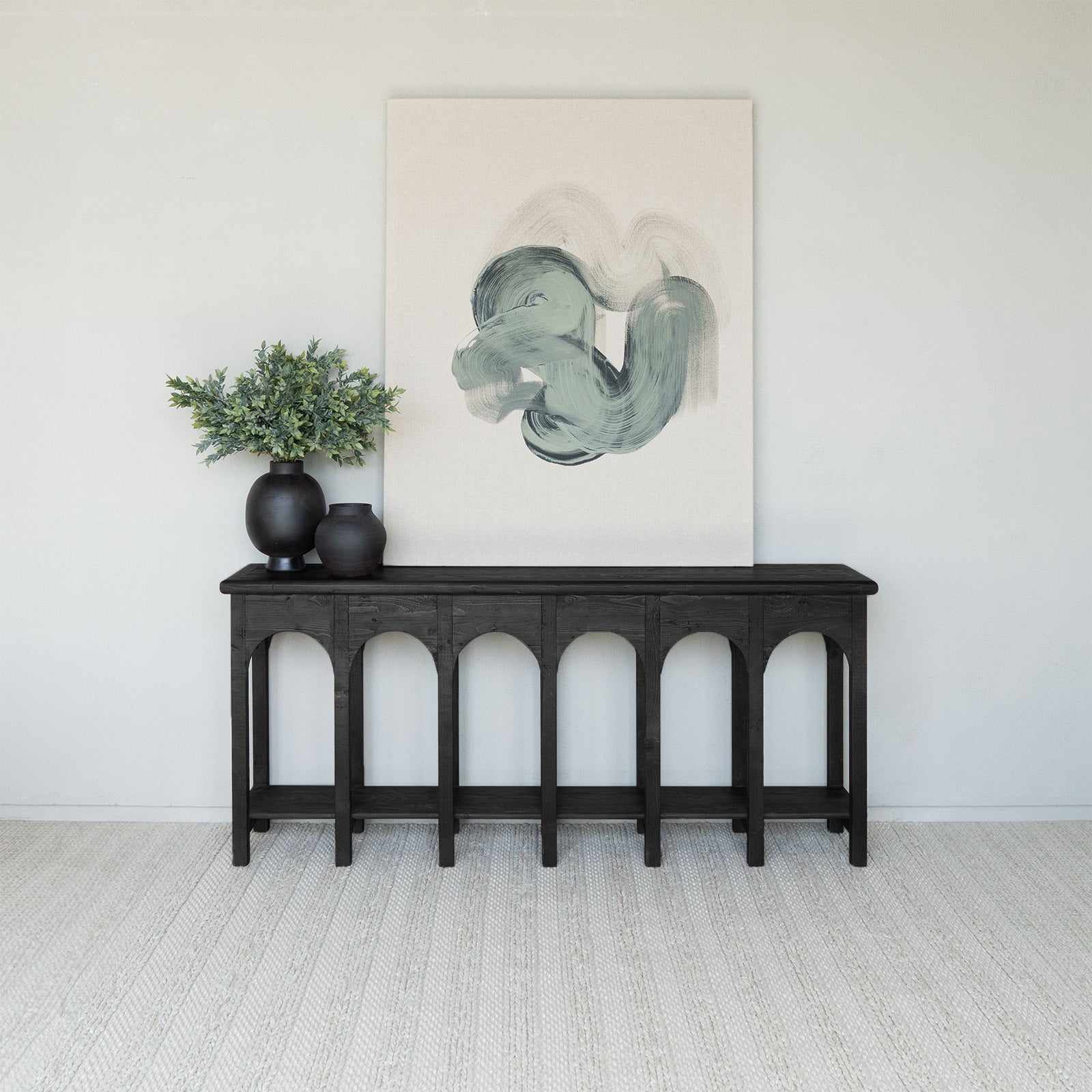 Andalus Long Arched Wood Console Table - Consoles - WS Living Furniture  Furniture Store in Dubai