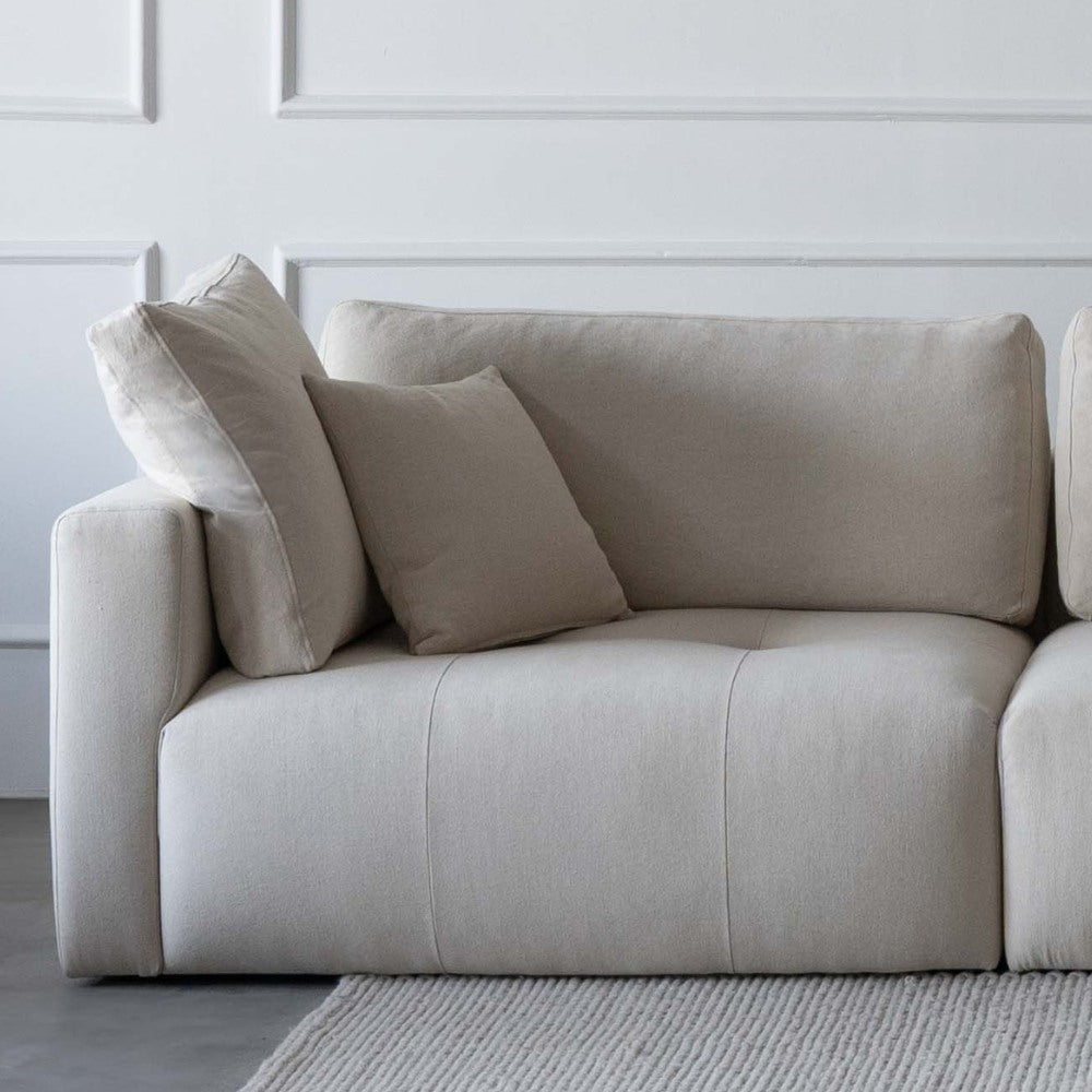 Sky Modern L Shape | Sectional Modular Sofa - Beige - Sofas - WS Living Furniture Furniture Store in Dubai
