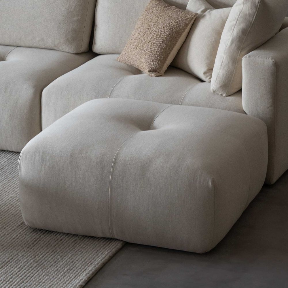 Sky Modern L Shape | Sectional Modular Sofa - Beige - Sofas - WS Living Furniture Furniture Store in Dubai