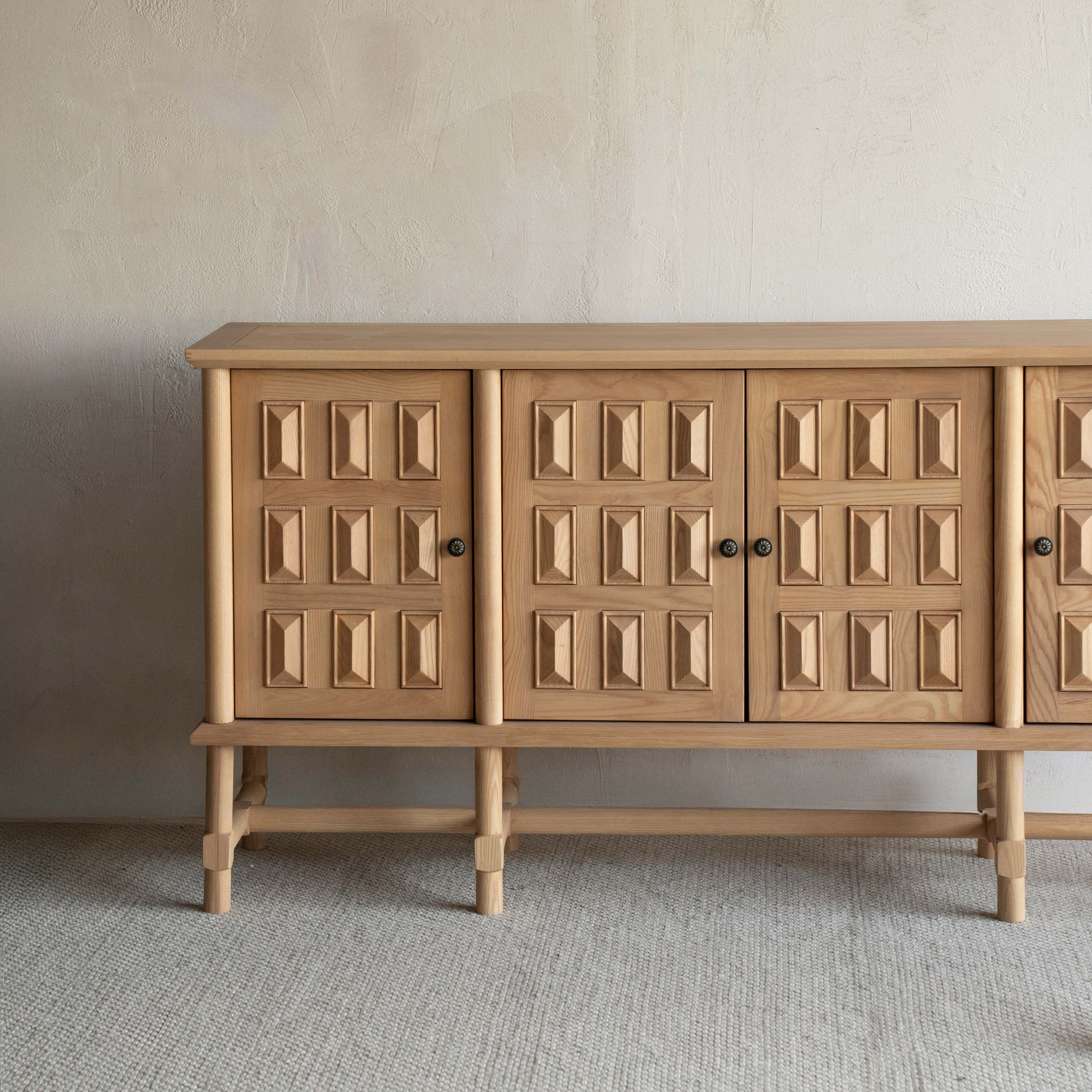 Natura Mid Century Retro Style Sideboard - NATURAL - TV Units - WS Living Furniture Furniture Store in Dubai