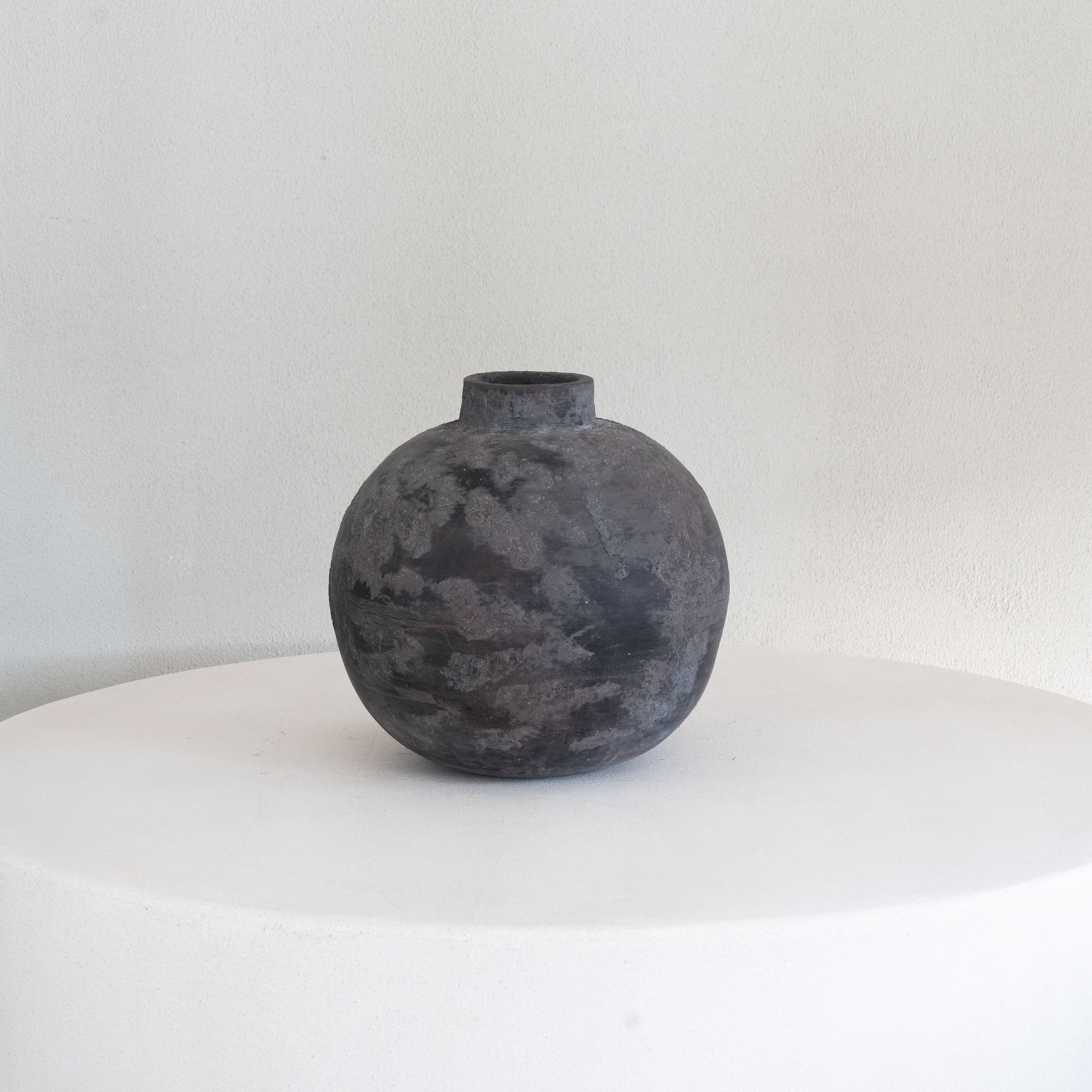 19th Century Olive Jar - Round - Vase - WS Living Furniture  Furniture Store in Dubai