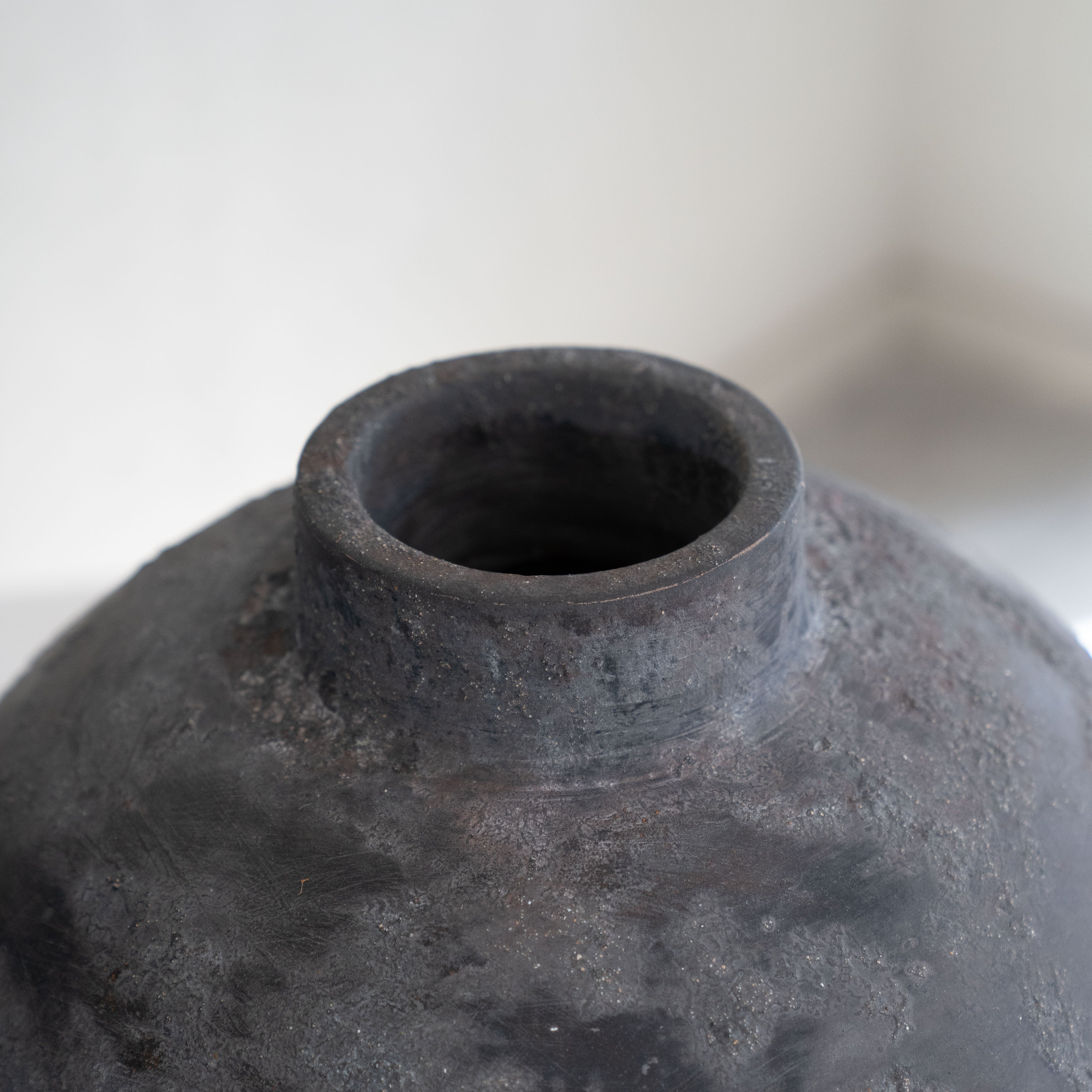 19th Century Olive Jar - Round - Vase - WS Living Furniture  Furniture Store in Dubai
