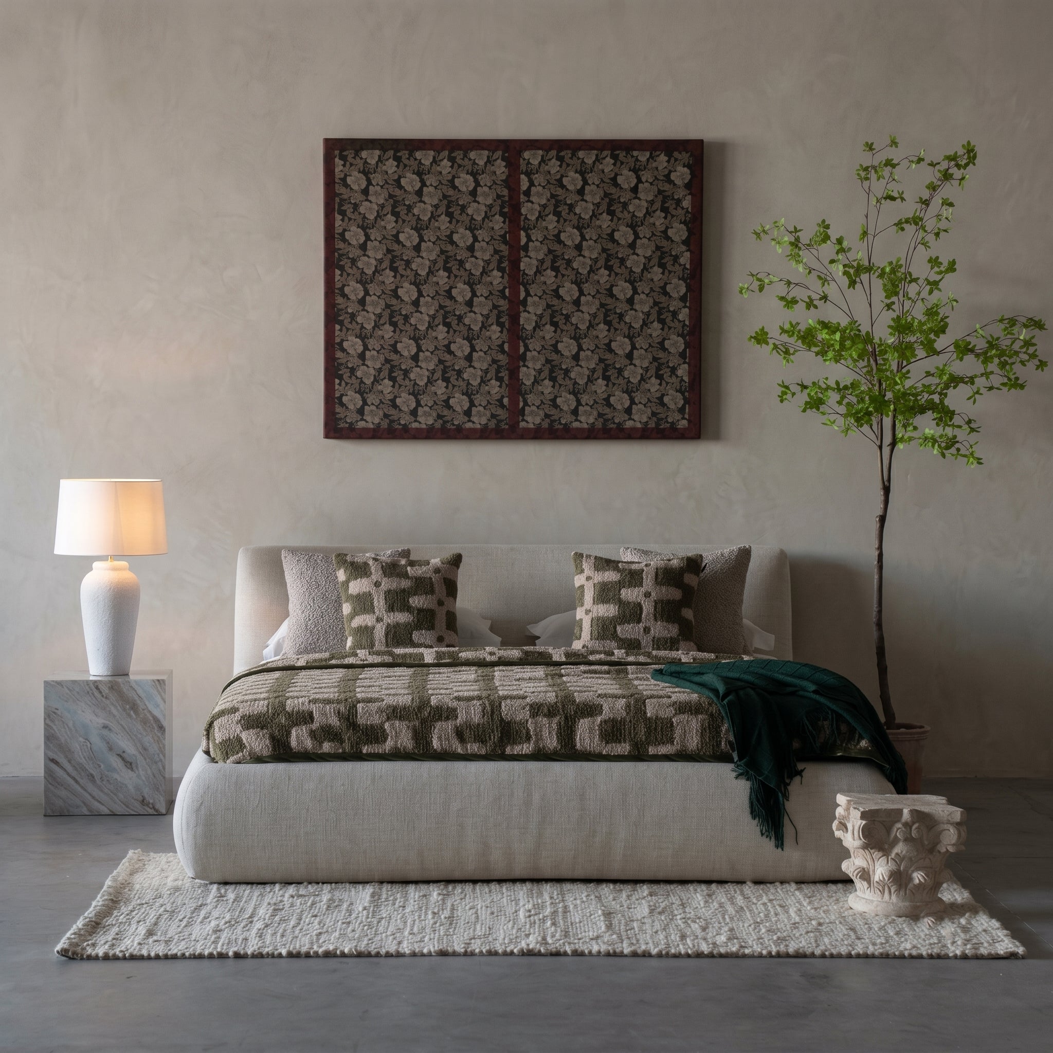 Verde Modern Minimalist King Size Bed