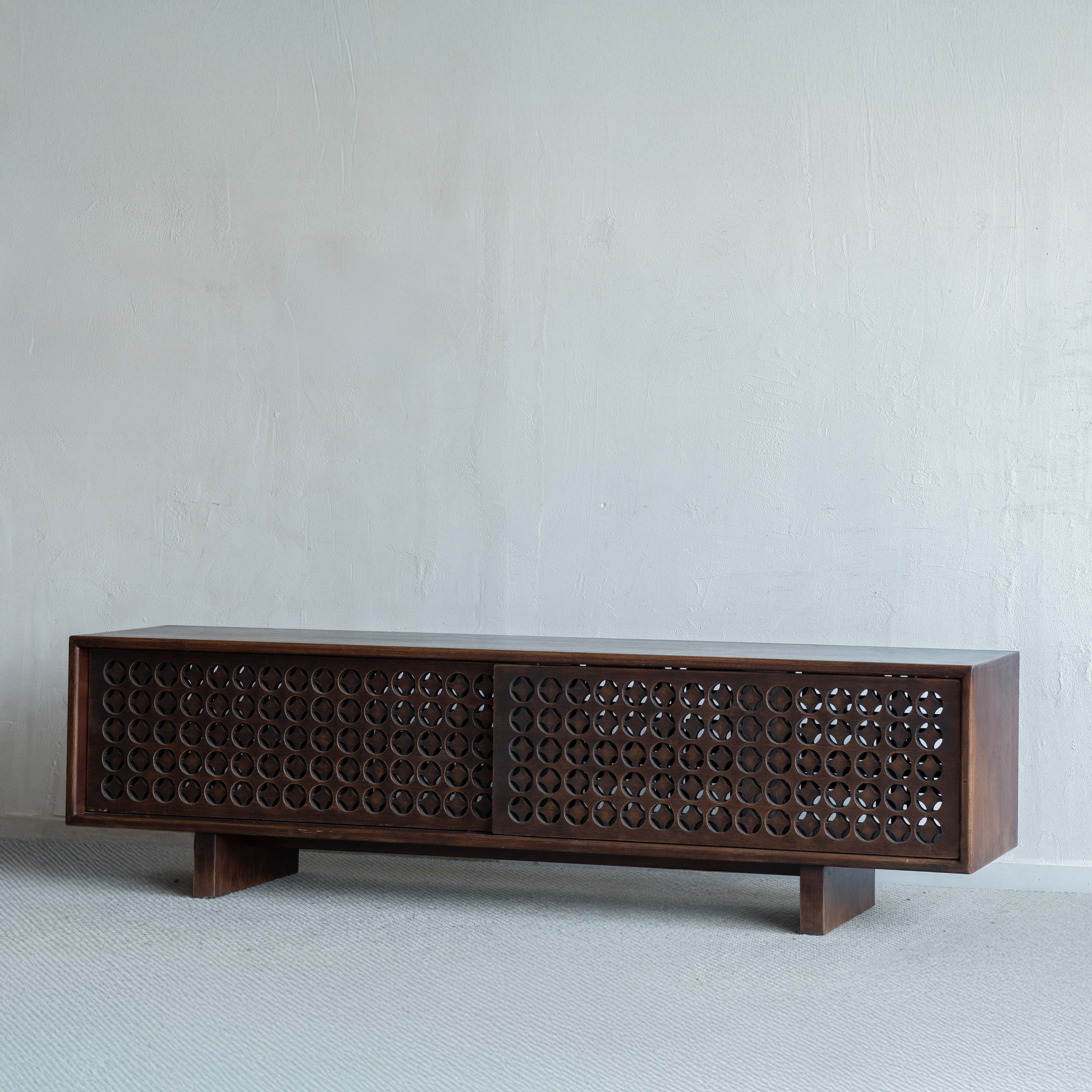 Lattice Real Antique Vintage Style TV Unit