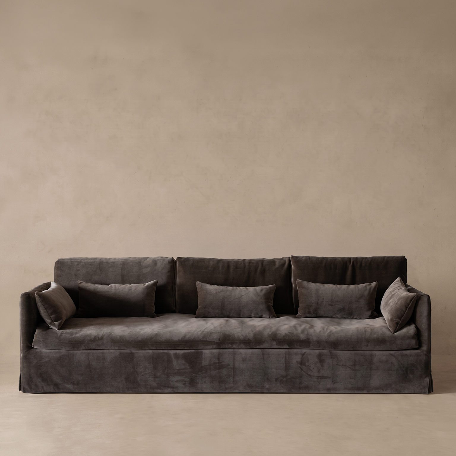 Vienna Urban 3 Seater Sofa - Velvet Taupe