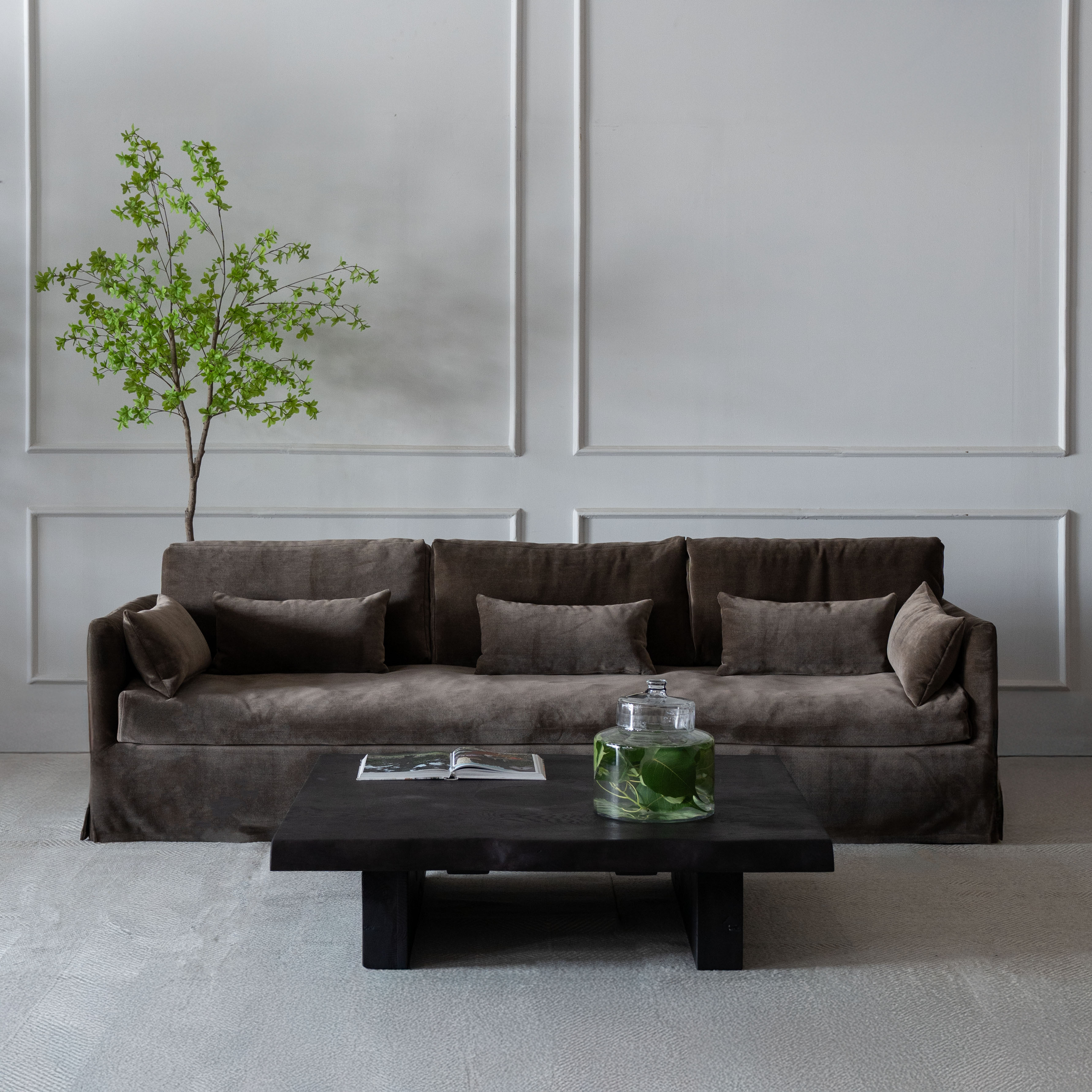 Vienna Urban 3 Seater Sofa - Velvet Taupe