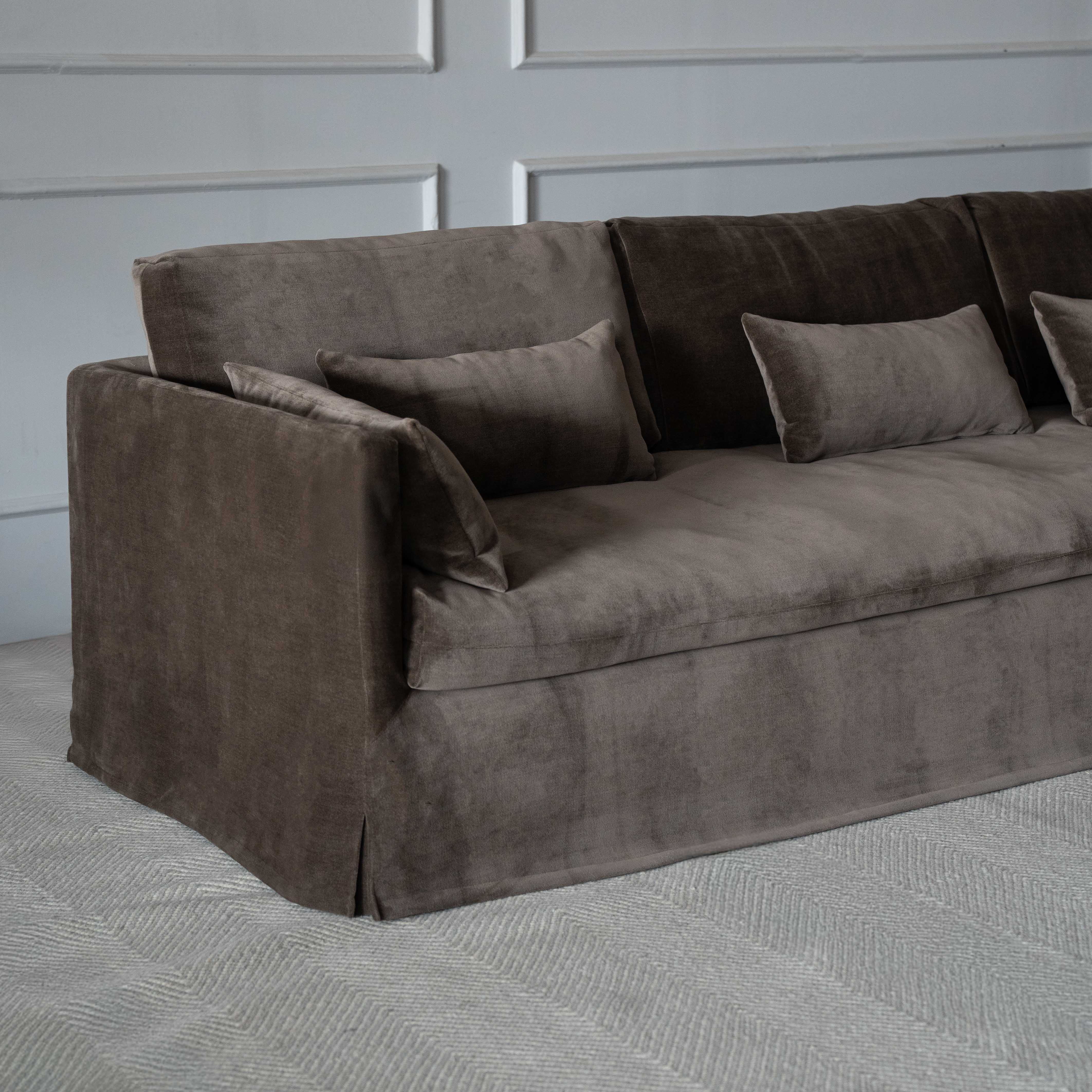 Vienna Urban 3 Seater Sofa - Velvet Taupe
