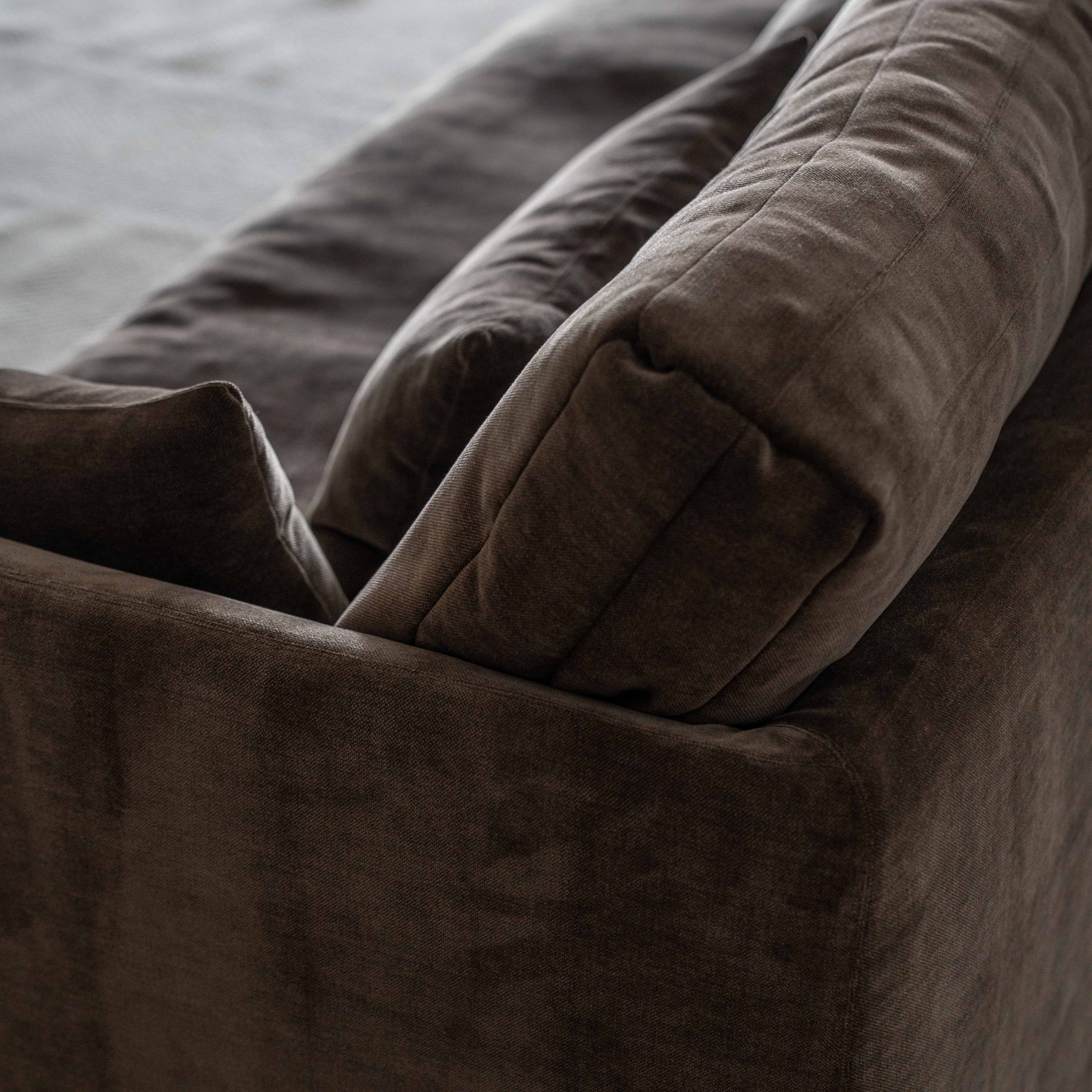 Vienna Urban 3 Seater Sofa - Velvet Taupe