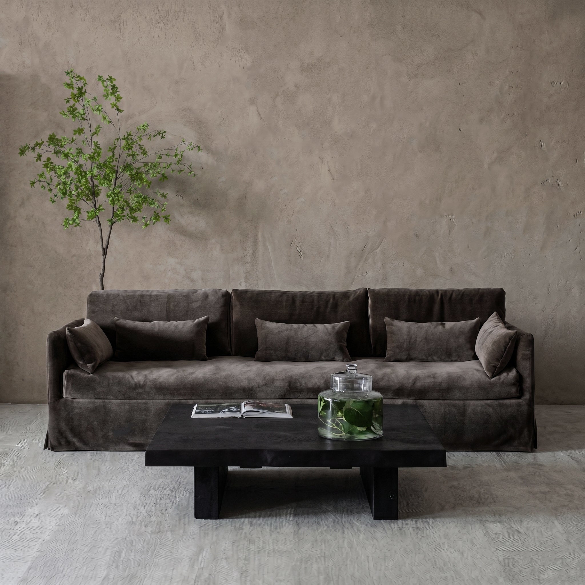 Vienna Urban 3 Seater Sofa - Velvet Taupe