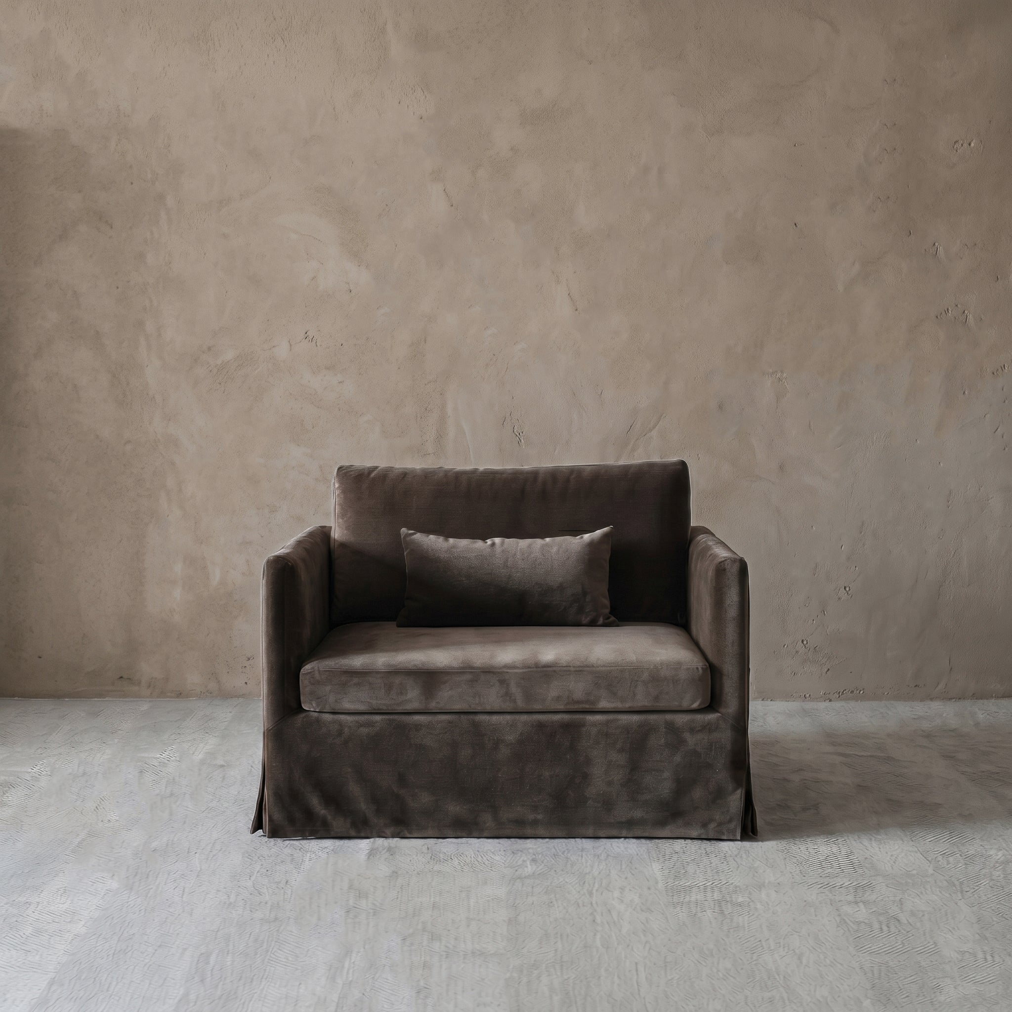 Vienna Urban One Seater Sofa , Armchair - Velvet Taupe