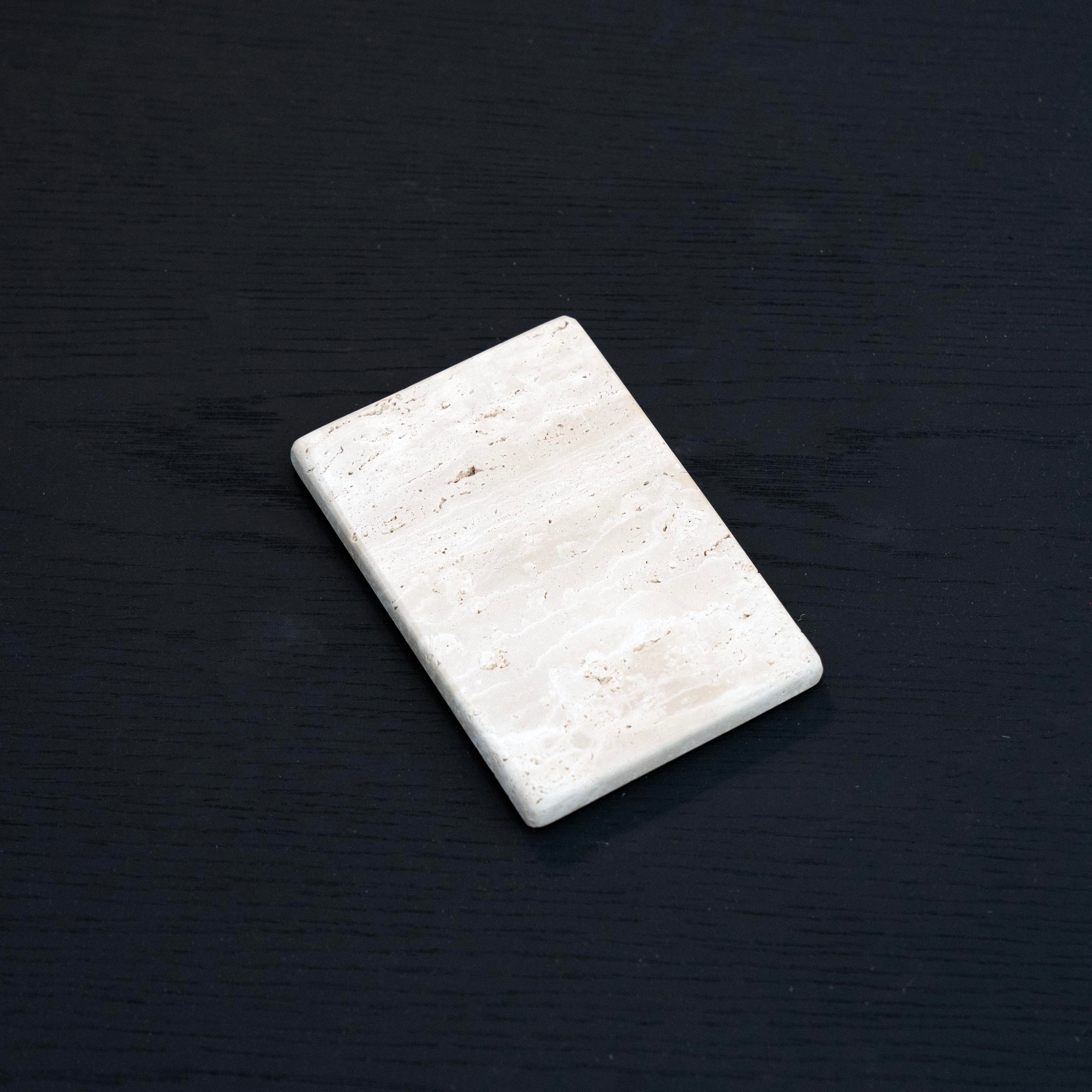 Travertine Soap/Candle Dish - Soapbase - WS Living Furniture Furniture Store in Dubai
