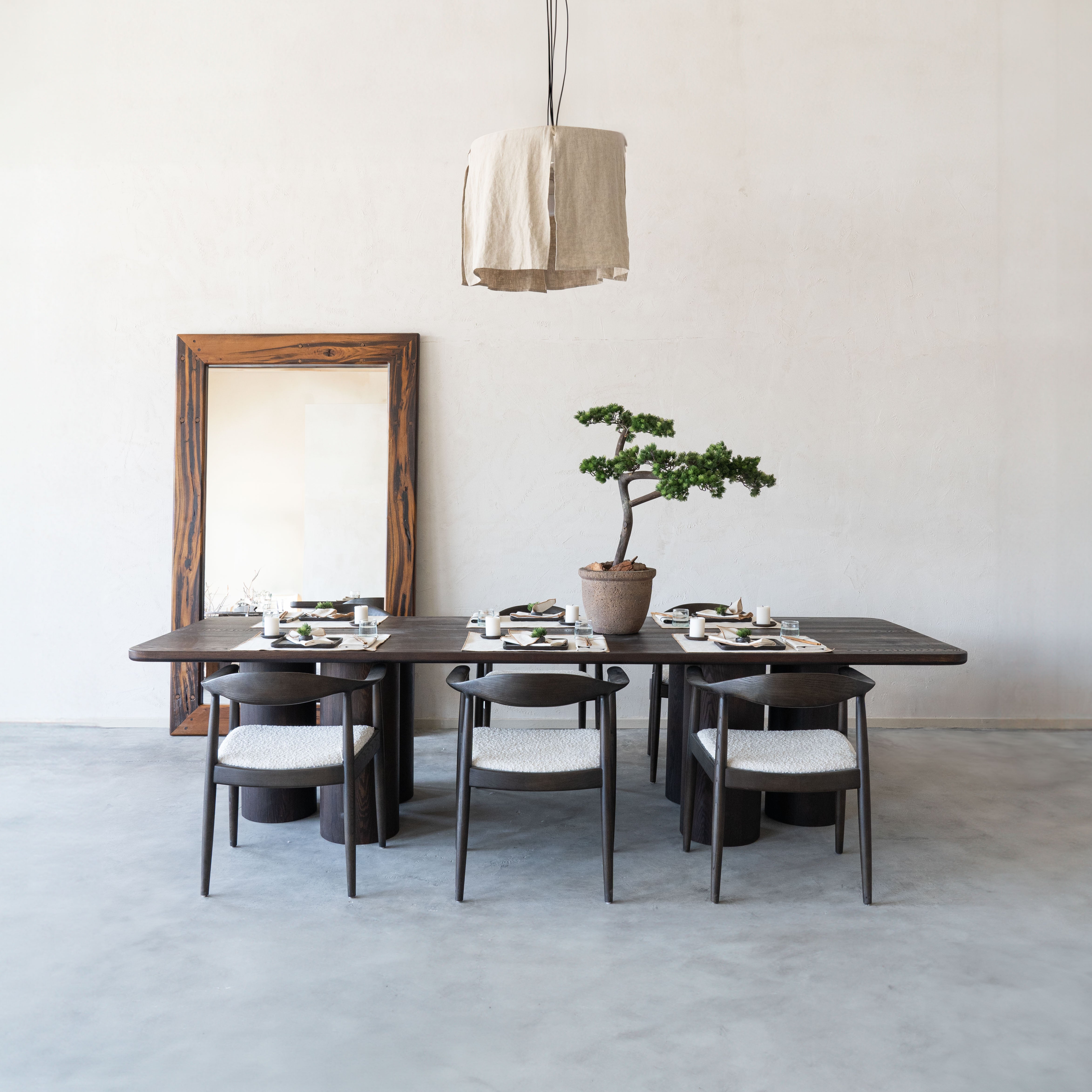 Ikou Rectangle Dining Table - Dining Table - WS Living Furniture Furniture Store in Dubai