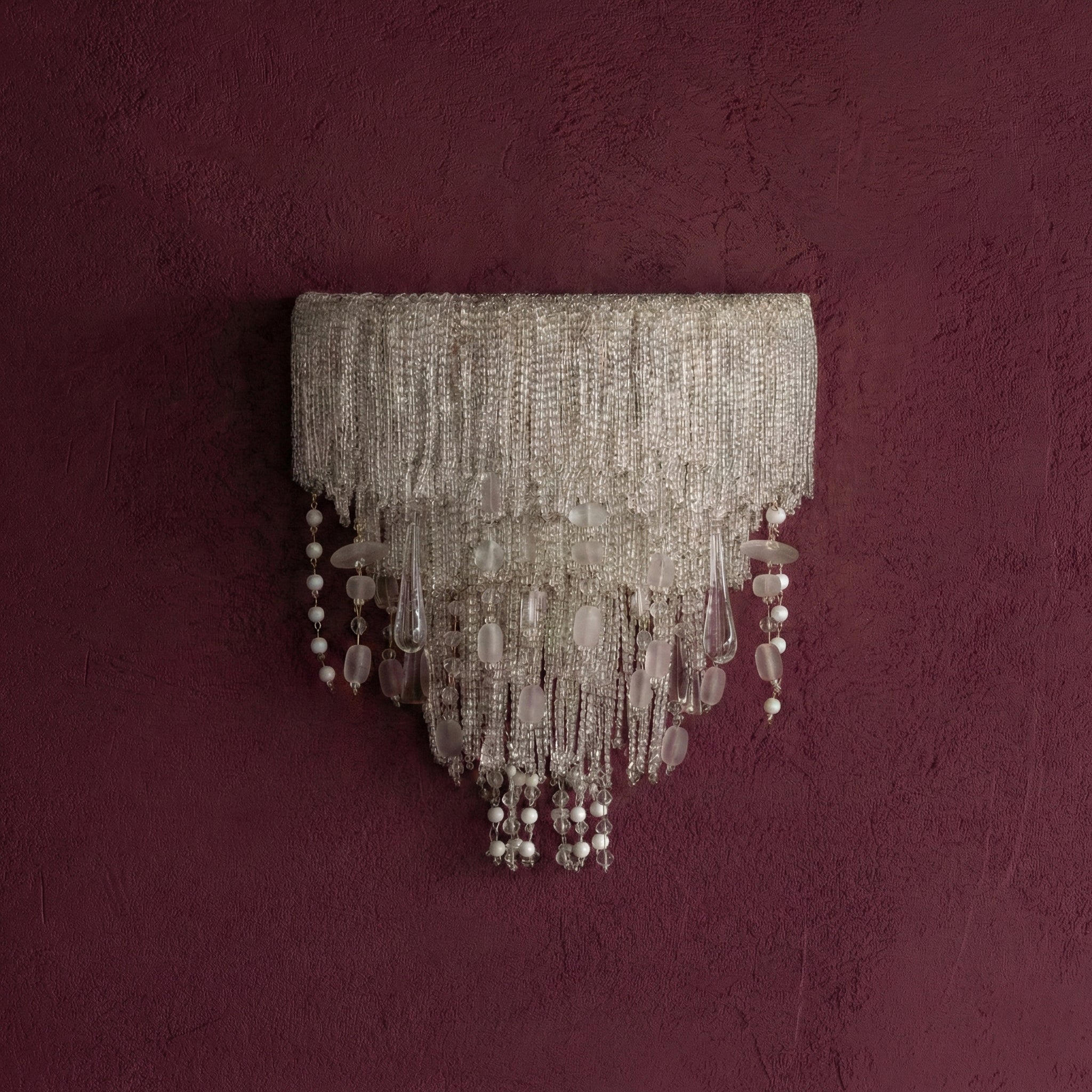 Velora Crystal Beaded Wall Lamp