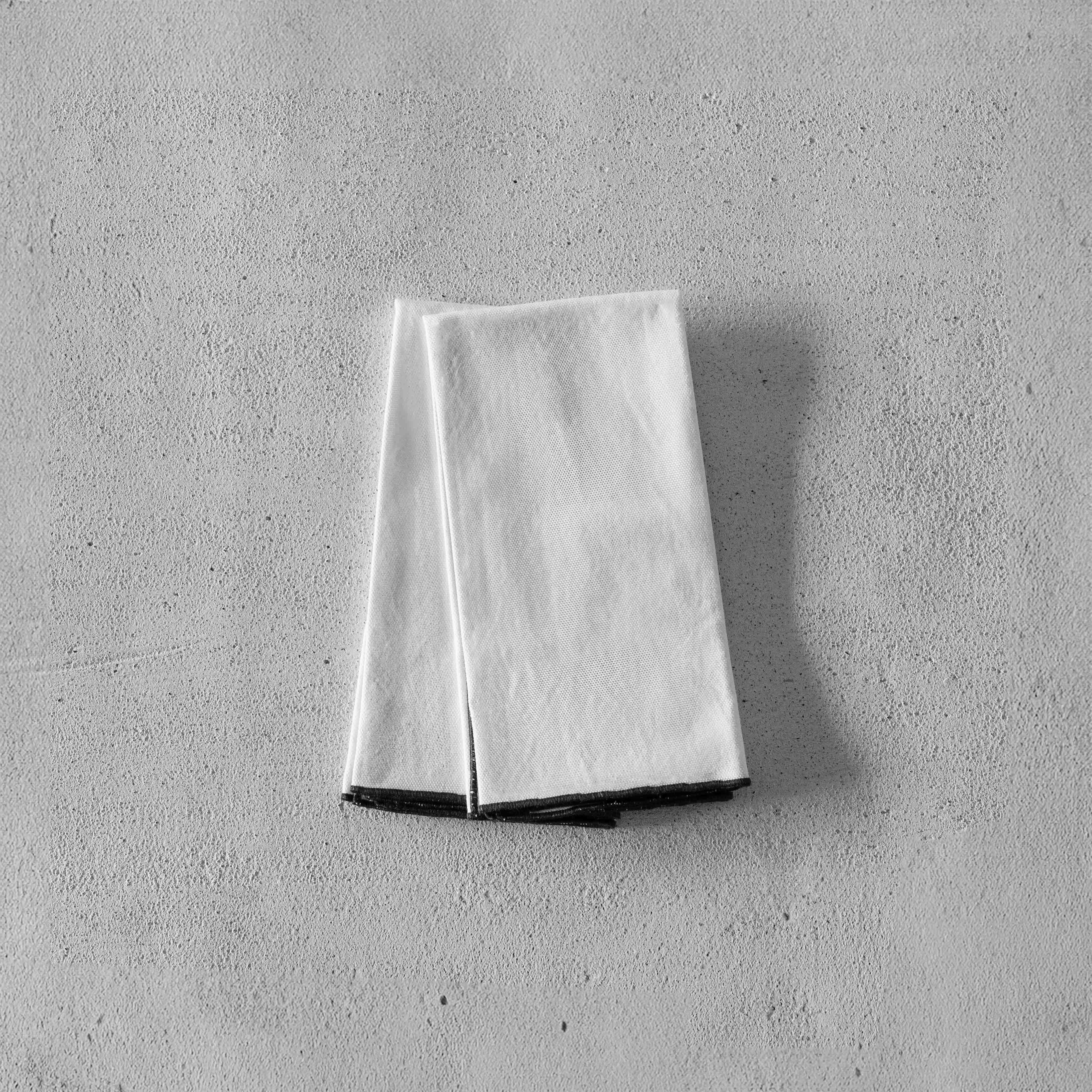 White Table Napkin - Set of two - Cloth Napkins - WS Living - UAE Modern Home Furniture Stores in Dubai