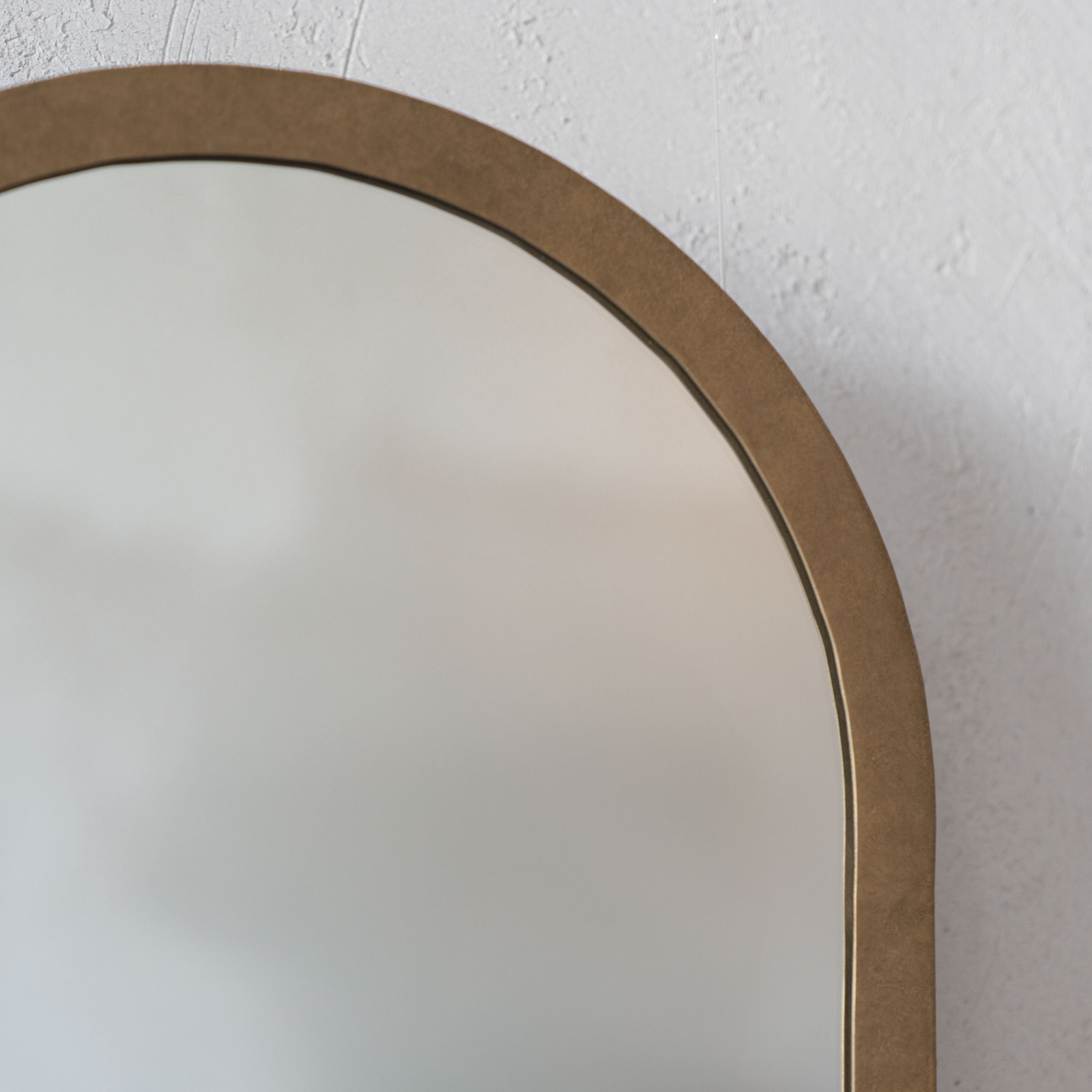 Willow Glow Brass Frame Vintage Curve Arch Wall Mirror - Mirror - WS Living Furniture Furniture Store in Dubai