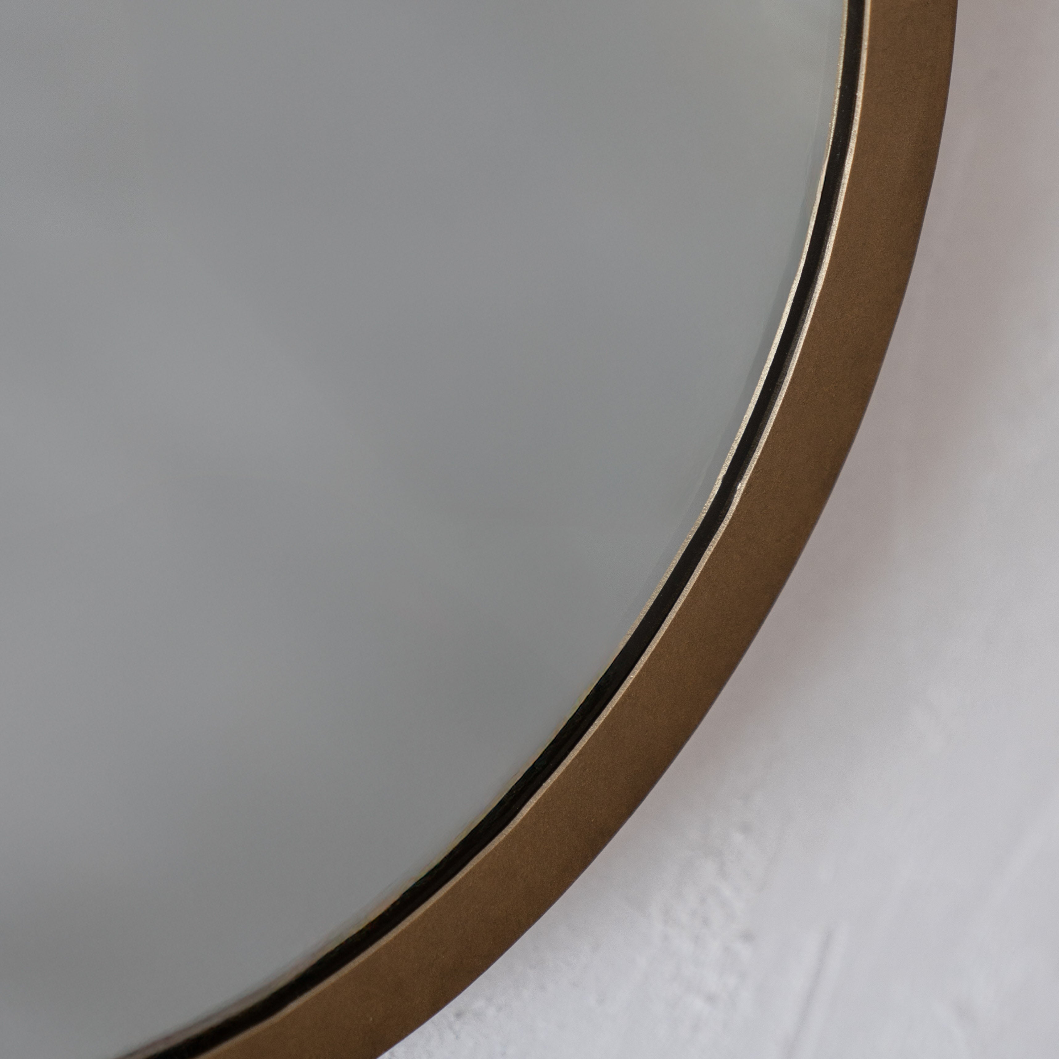 Willow Glow Brass Frame Vintage Curve Arch Wall Mirror - Mirror - WS Living Furniture Furniture Store in Dubai