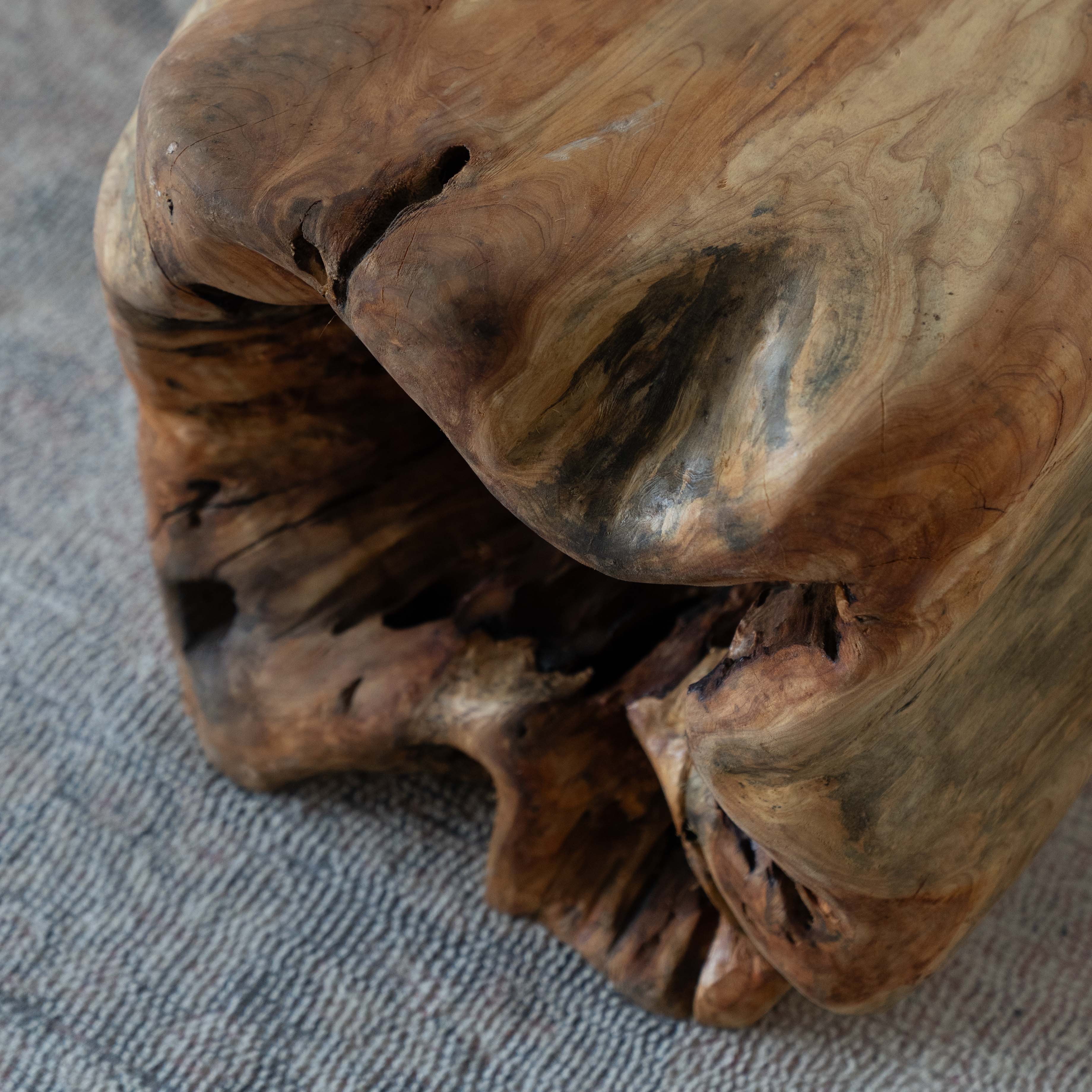 Woodsong Organic Acacia Wood Side Table Collection