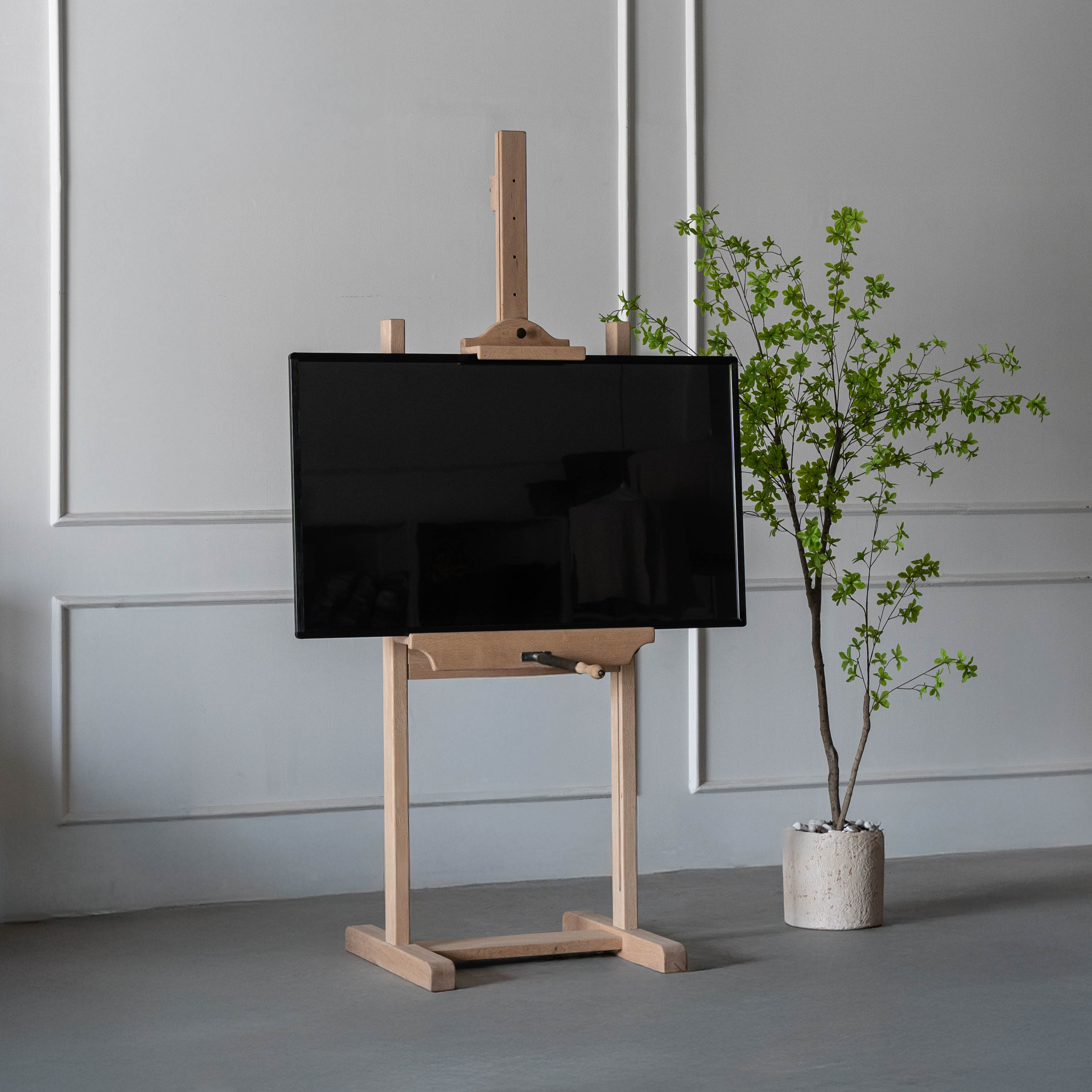 Pinecrest Adjustable Easel H Type Tv Stand - TV Units - WS Living Furniture Furniture Store in Dubai