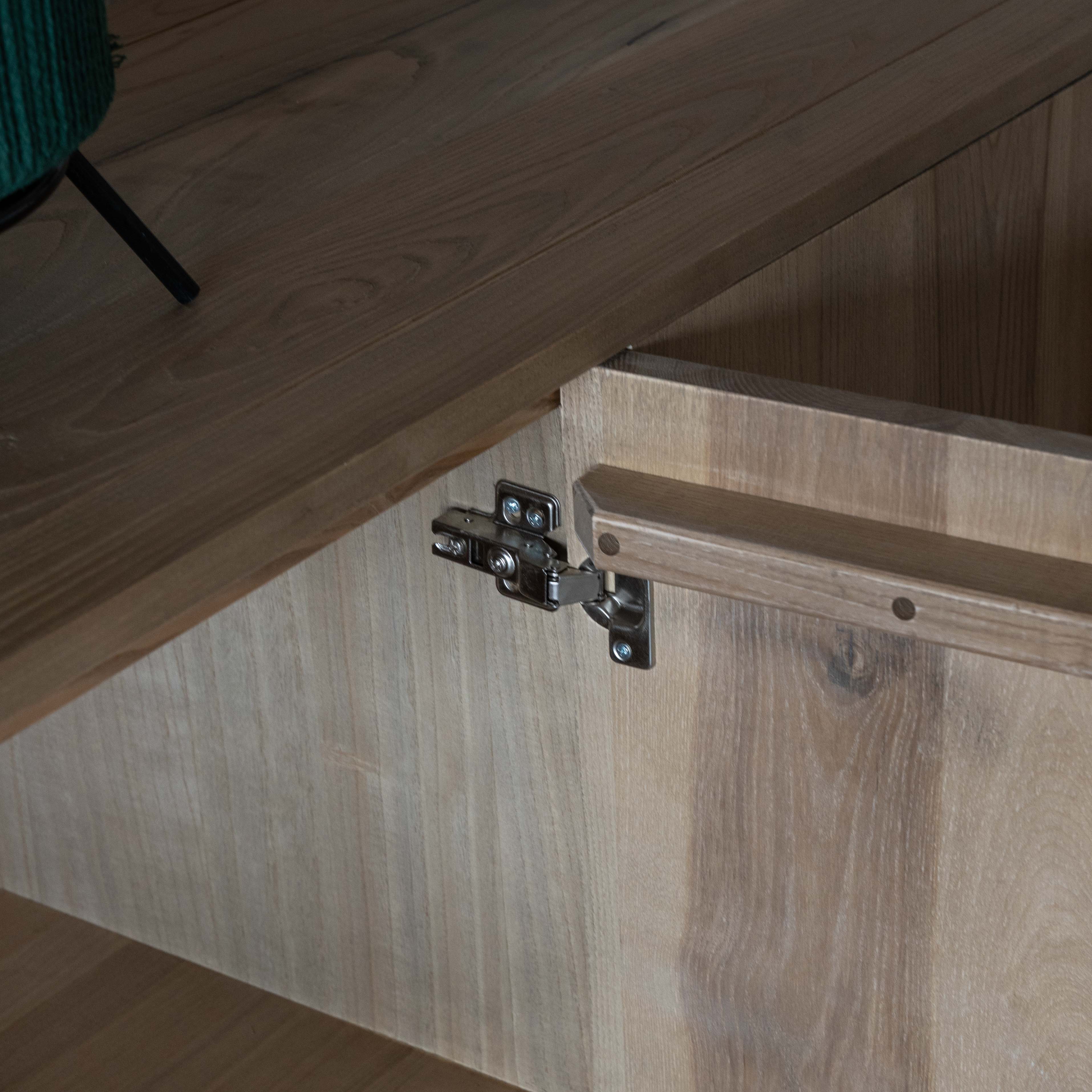 Woodland Luxe Solid Raw Wood Sideboard | Buffet Cabinet (AS IS) - Buffet & SIdeboards - WS Living Furniture Furniture Store in Dubai