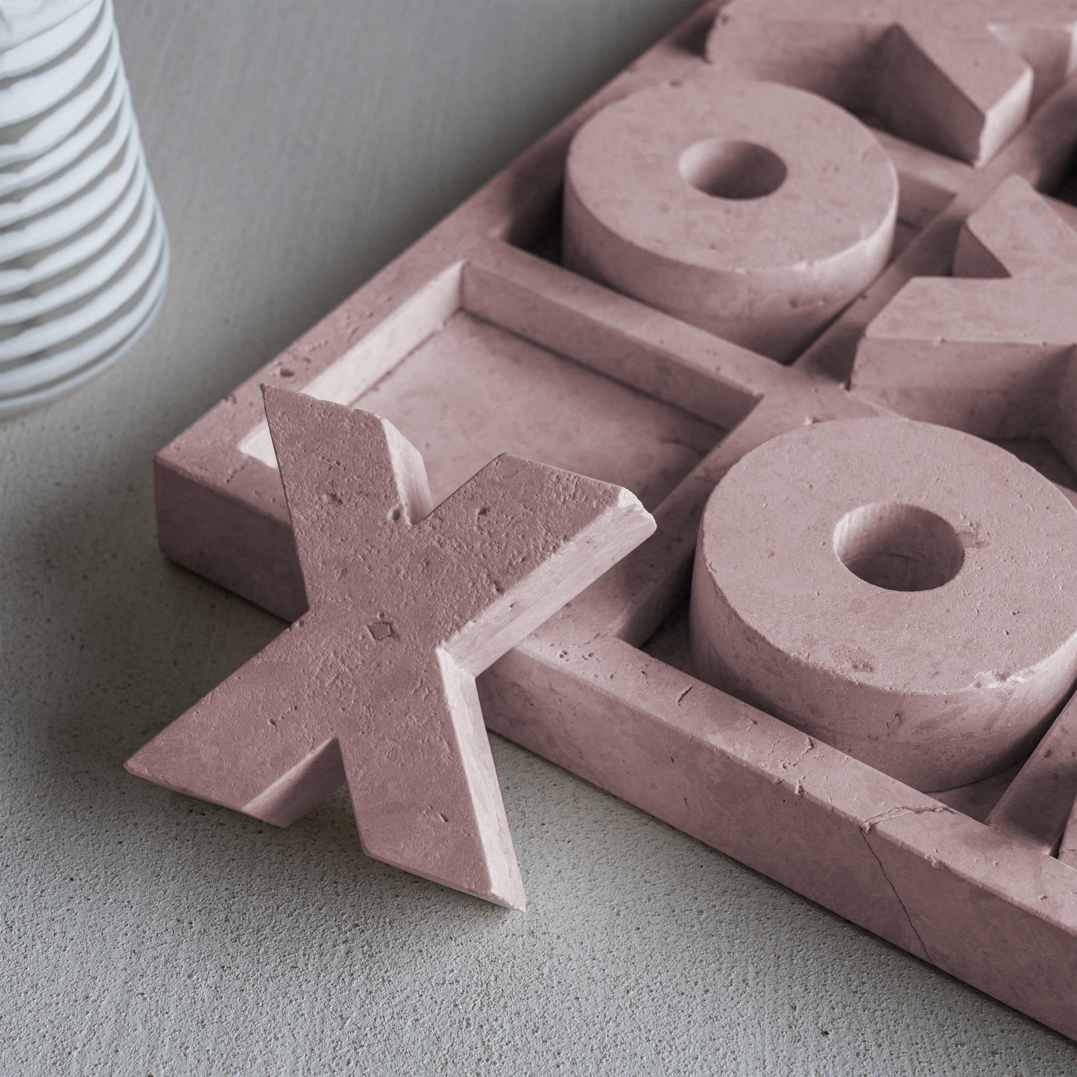 Rosé Harmony Pink Natural Marble XO Game Home Décor Sculpture -  - WS Living Furniture  Furniture Store in Dubai