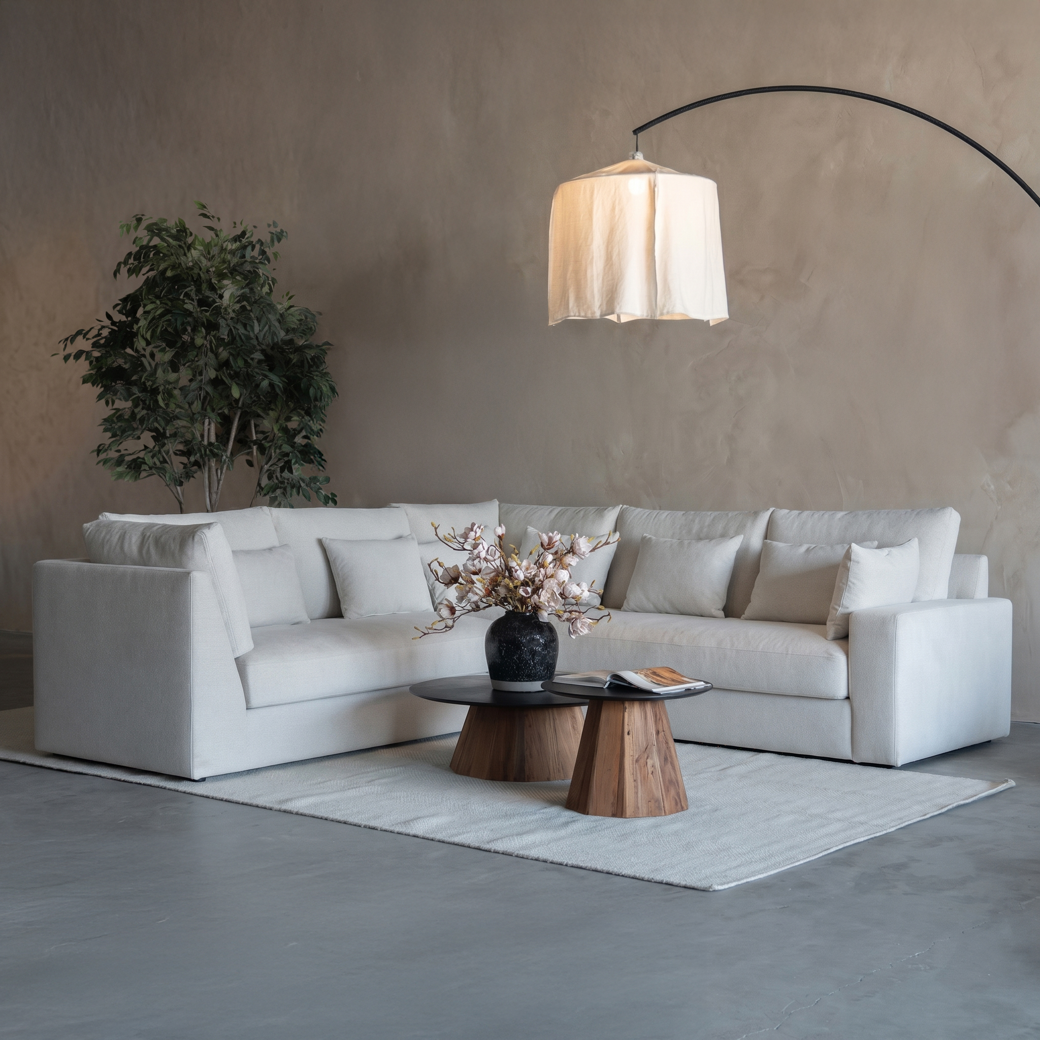 Yorra Modern L-Shape Sectional Sofa - LEFT SIDE