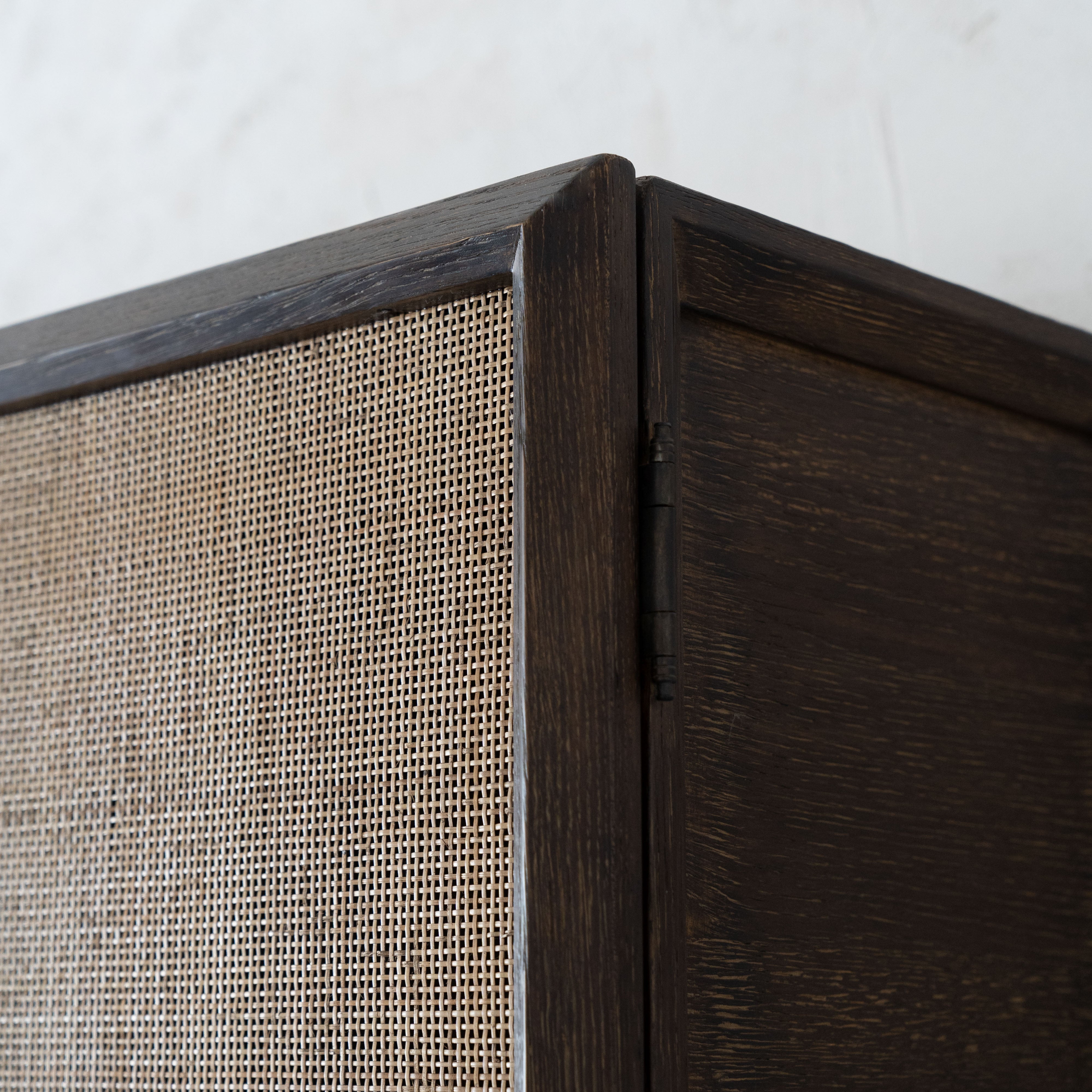 Ikou Solid Wood Rattan Cabinet (G22-1953/ GA76-B) - furniture - WS Living Furniture Furniture Store in Dubai