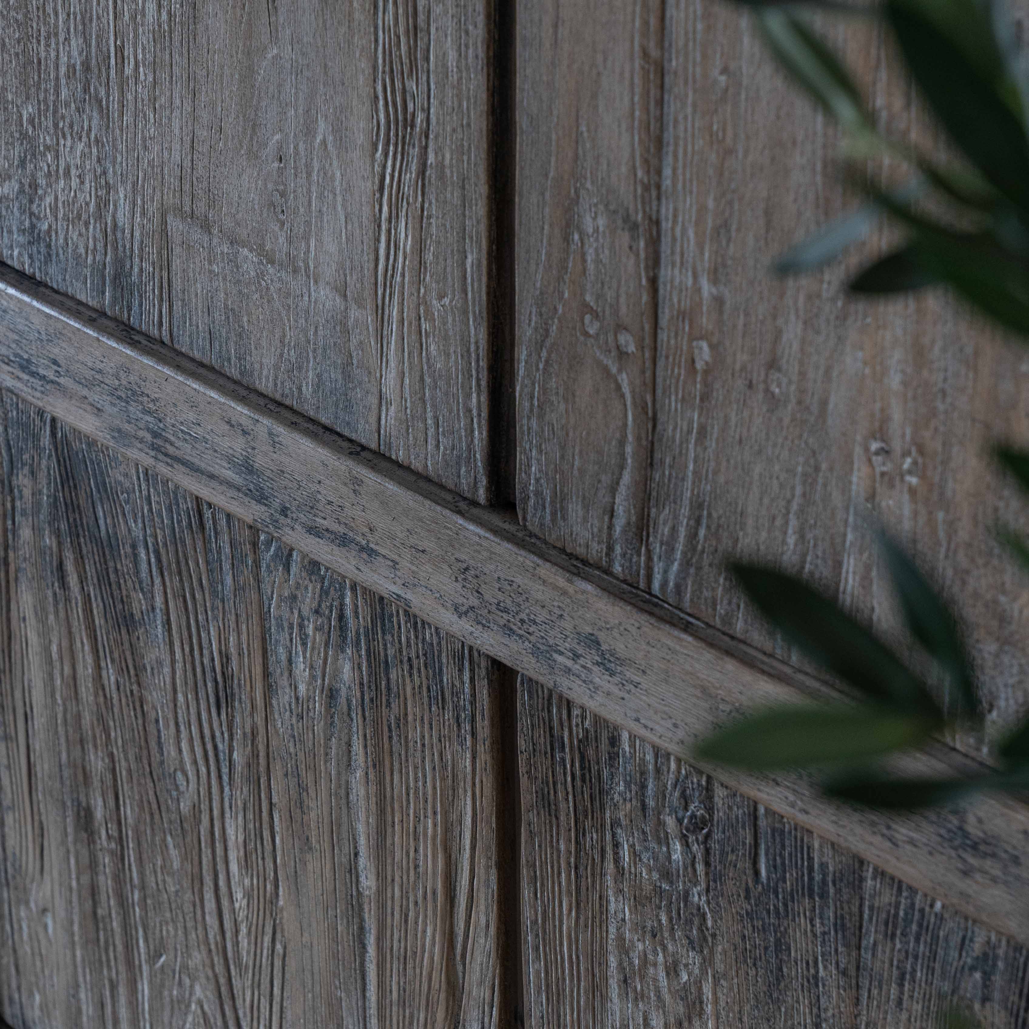 Zoey Antique Vintage Solid Wood Storage Cabinet - Cabinet - WS Living Furniture Furniture Store in Dubai
