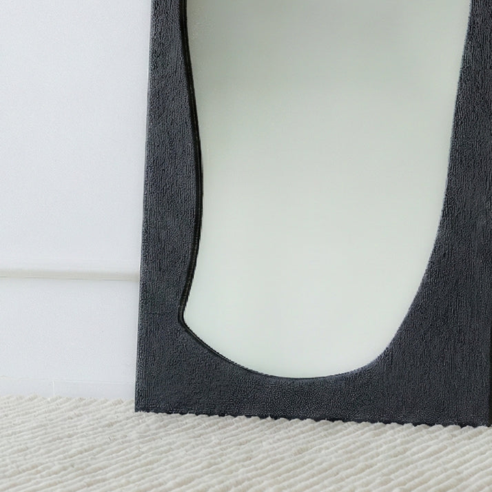 Alaska Classic Black Full Length Floor Mirror - Big