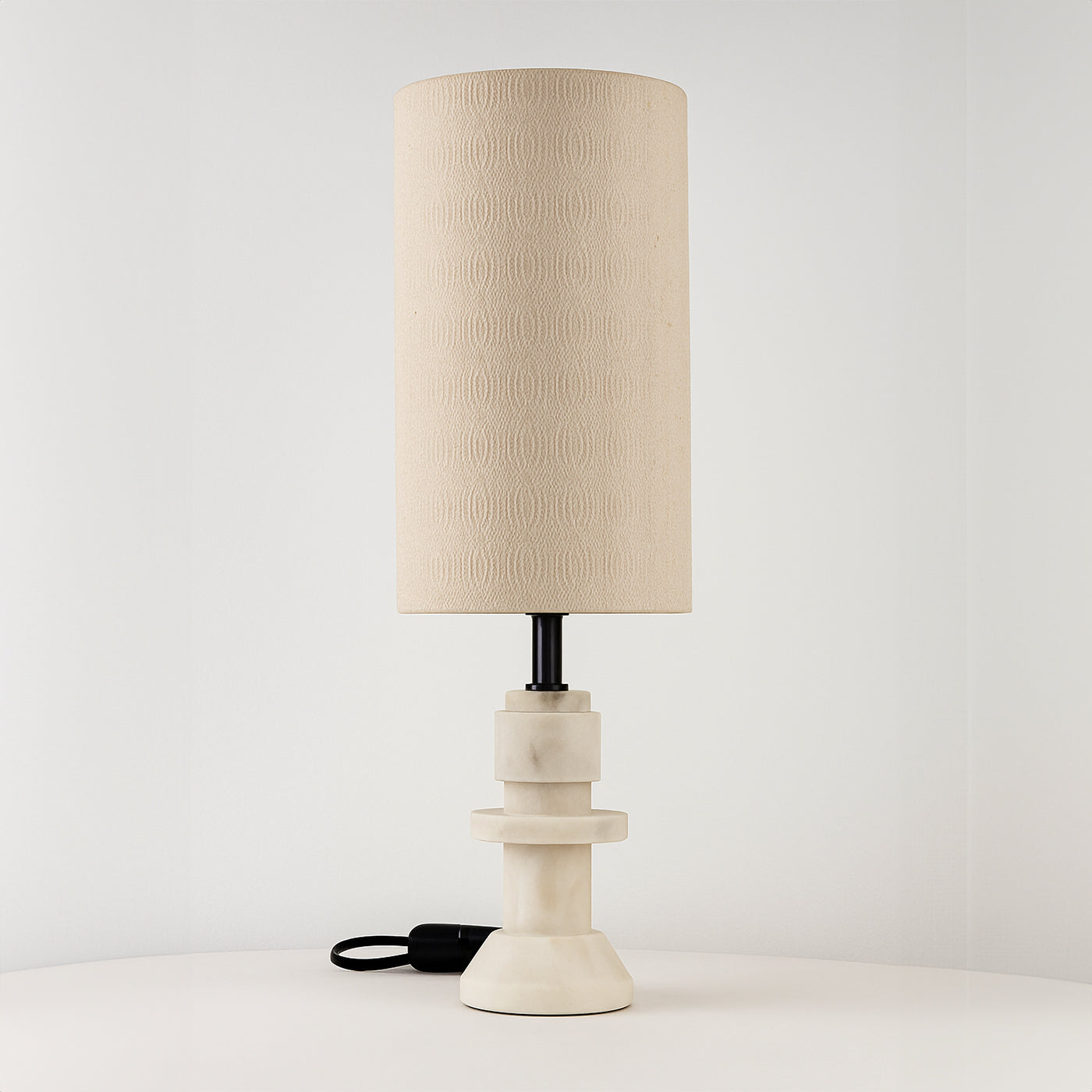 Amalfi Mid Century Marble Table Lamp - - WS Living Furniture Furniture Store in Dubai