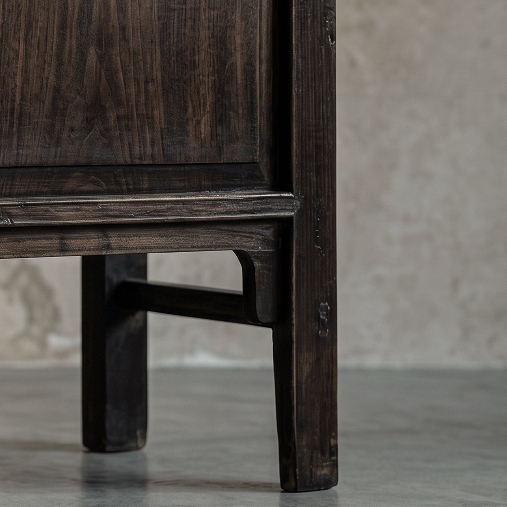 Monolith Real Antique Tall Chinese Wood Cabinet