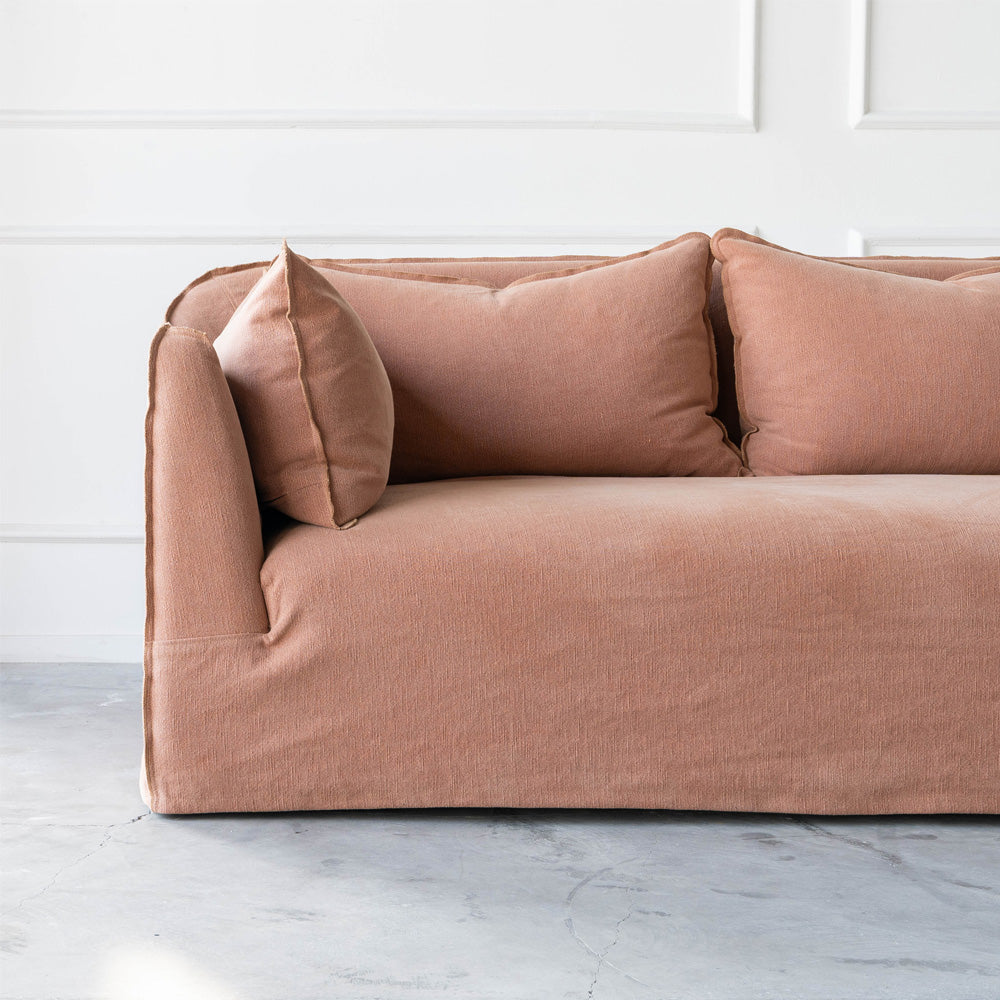 Clara Sofa- Light orange - Sofa - WS Living Furniture Furniture Store in Dubai