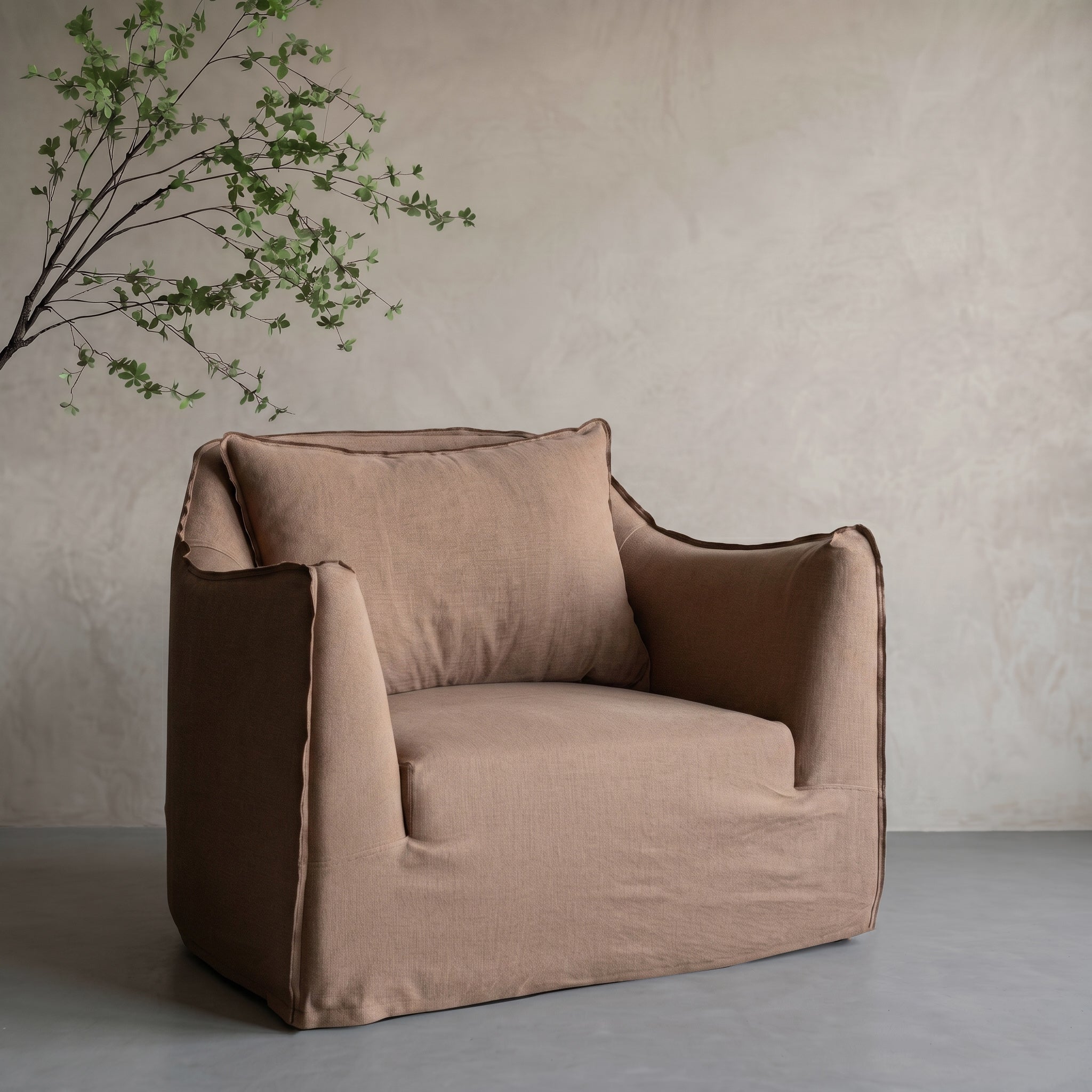 أريكة بينا بوكل زاوية بيضاء على شكل حرف L