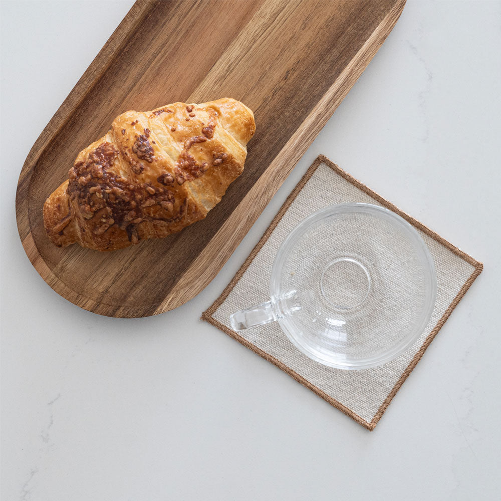 Linen Table Coaster-Set Of Four - - WS Living Furniture Furniture Store in Dubai