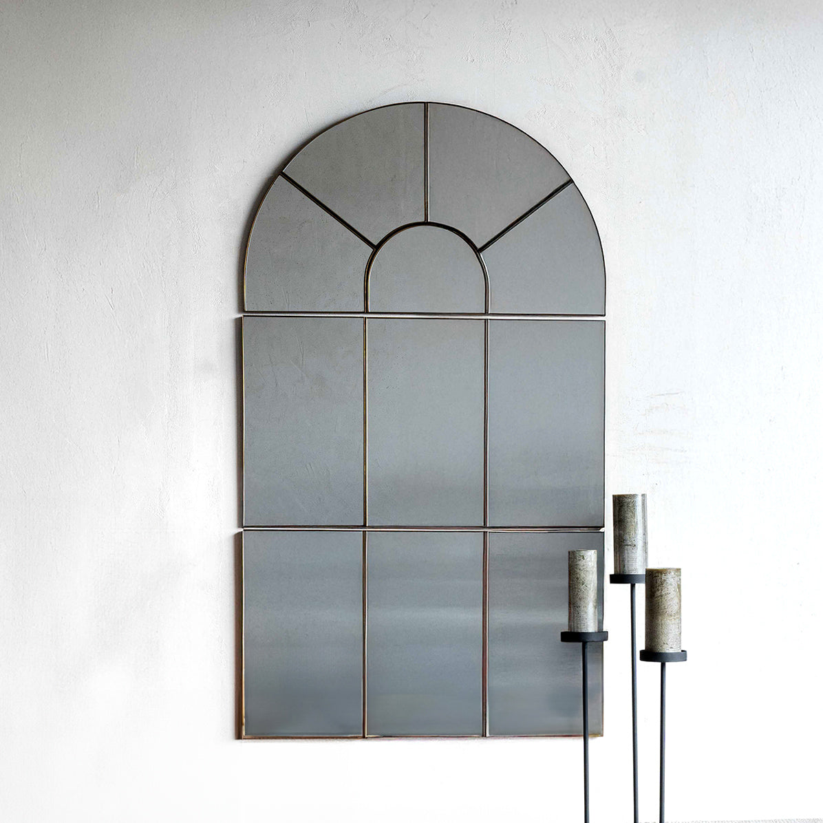 Timberline 3-Panel Arched Vintage Full Length Wall Mirror – GET24511SA - Mirror - WS Living Furniture Home Furniture Stores in Dubai