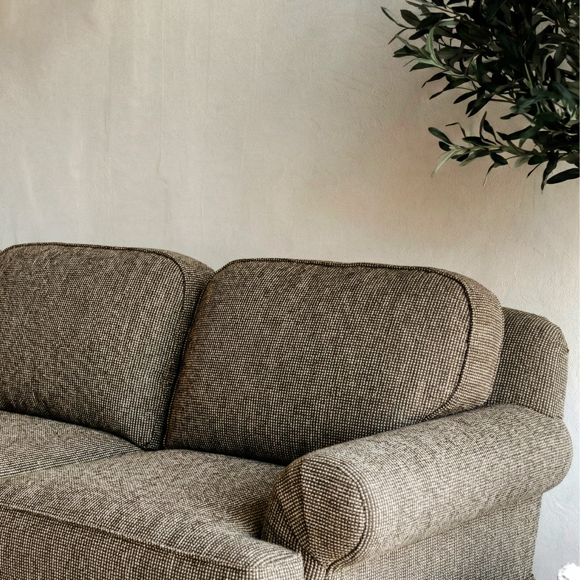 Godfather Classic Contemporary 2 Seater Sofa - Brown