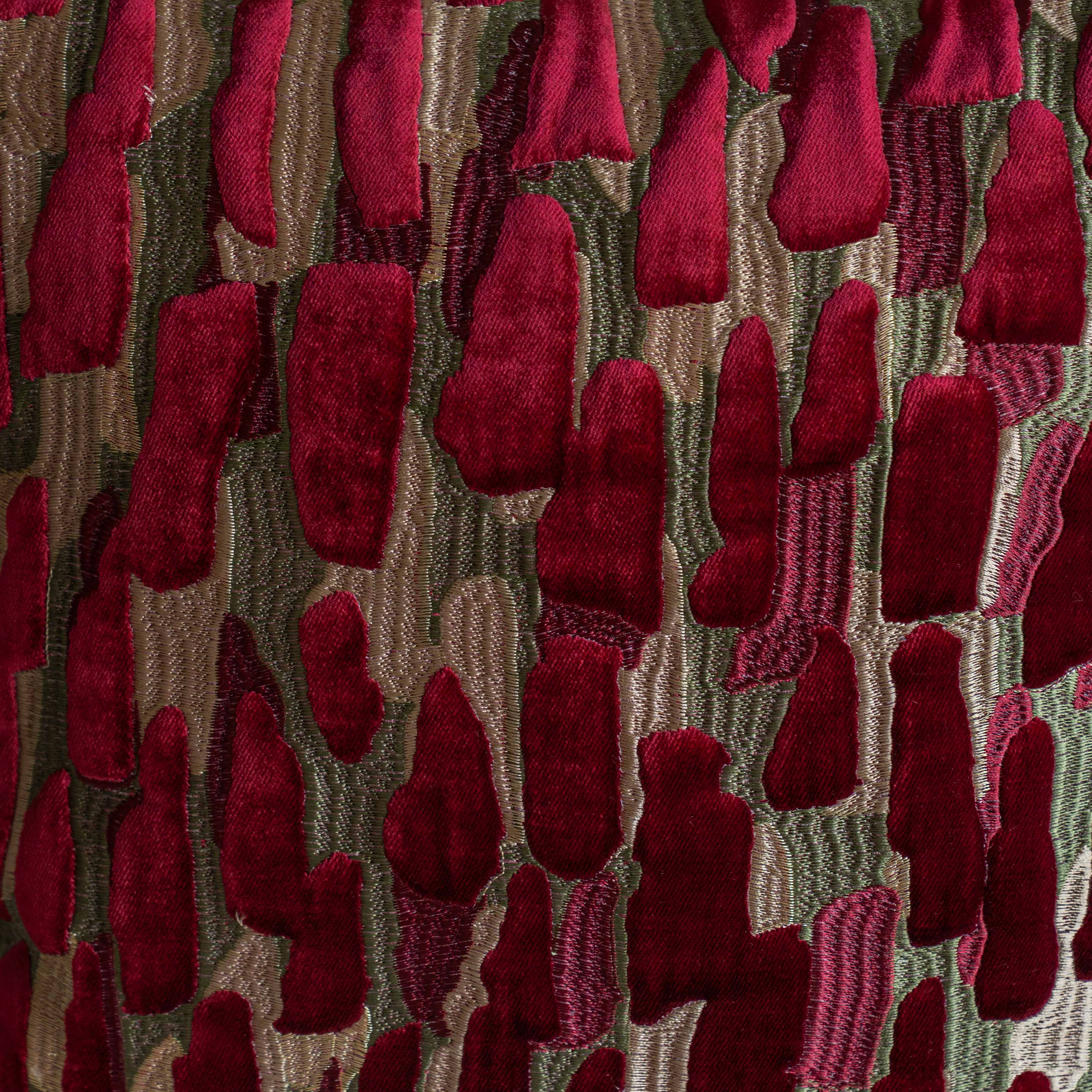 Mosaic Drift Cushion Cover - RED