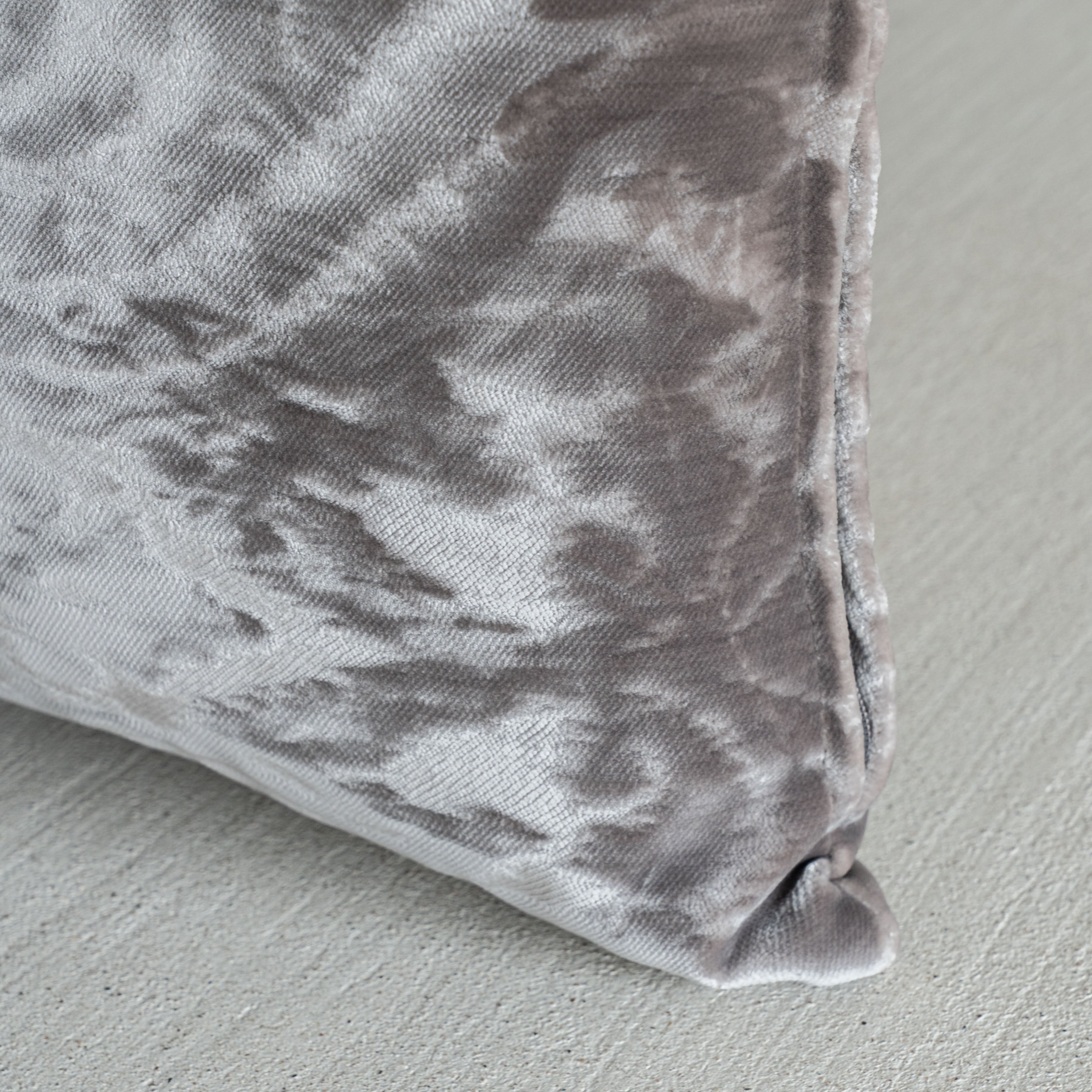 Nerai Velvet Cushion Cover - GREY