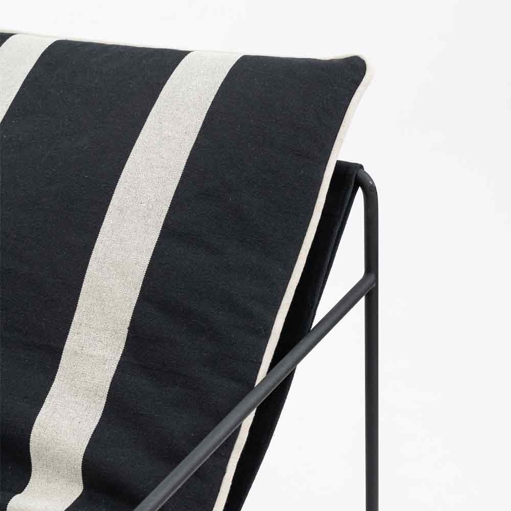 Novato Sun Black Lounge Chair - - WS Living Furniture Furniture Store in Dubai
