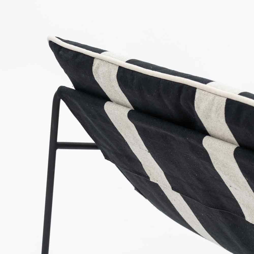 Novato Sun Black Lounge Chair - - WS Living Furniture Furniture Store in Dubai